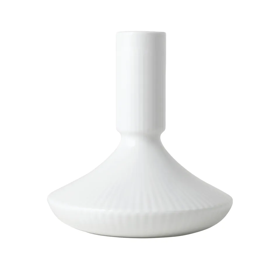 White Fluted Lysestake 12 cm