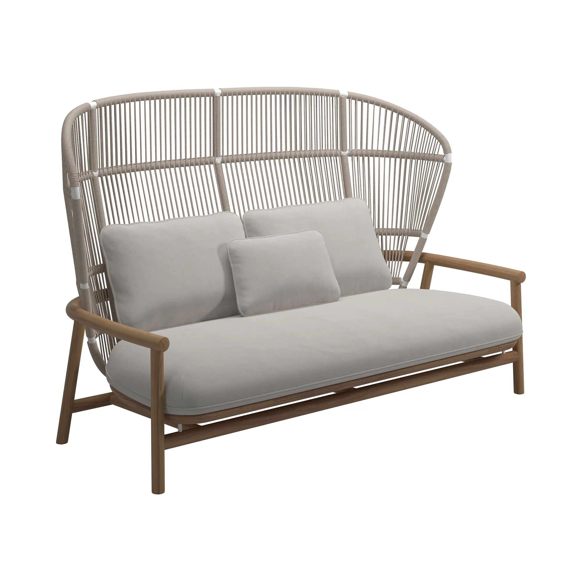 Fern High Back 2-Seater Sofa - 1