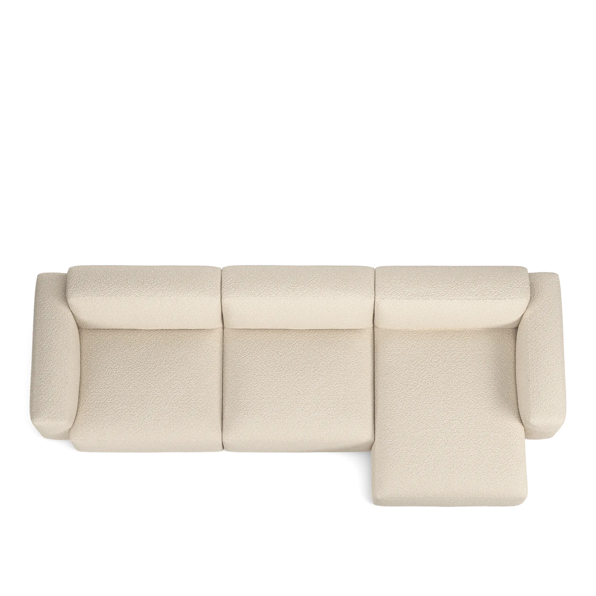 Brick 3-seters sofa sjeselong høyre - 8