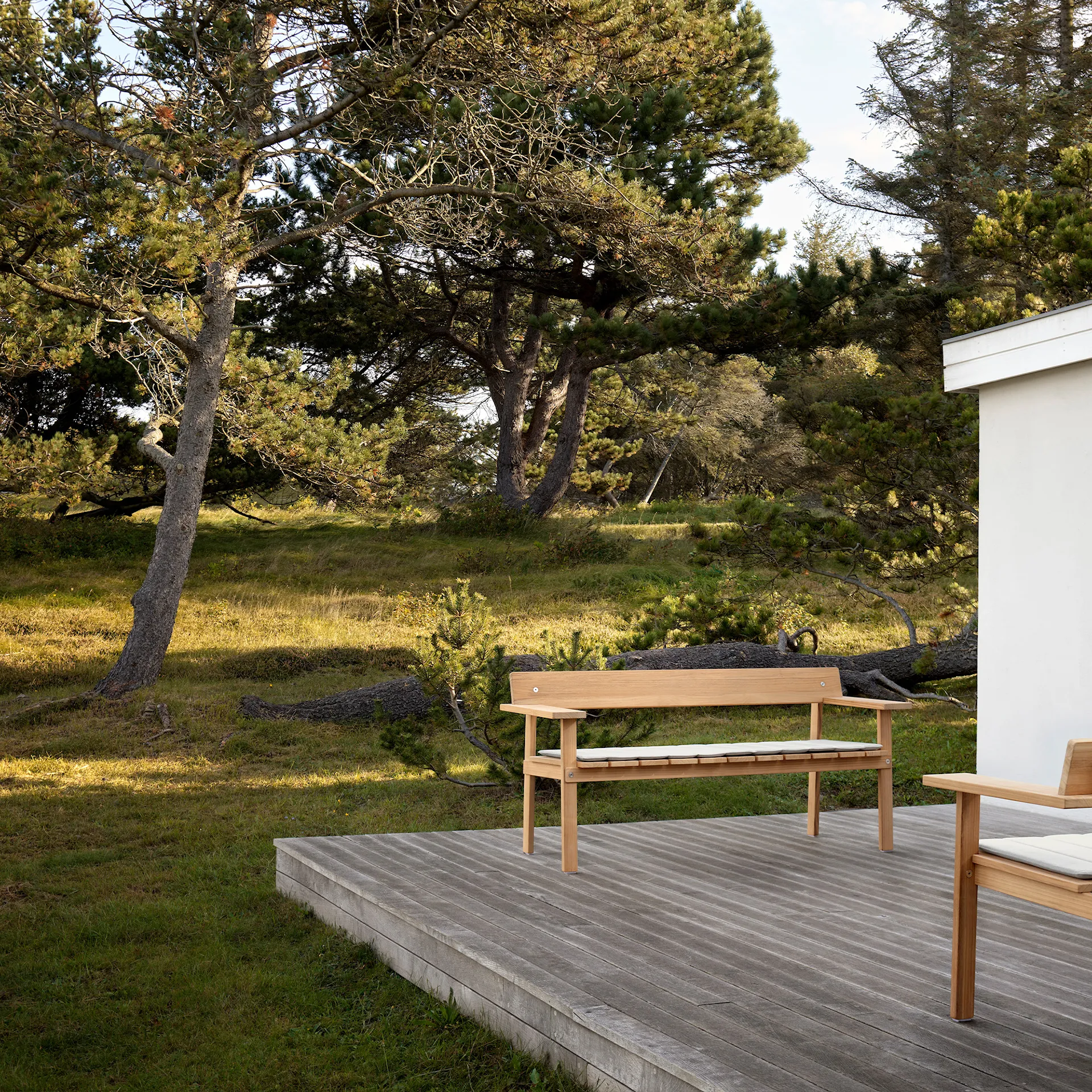 GL101 Timbur Outdoor Bench, Ubehandlet teak - Carl Hansen - NO GA