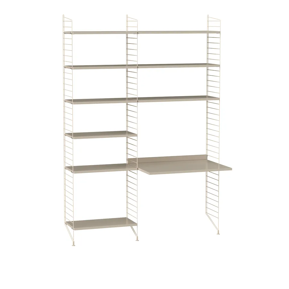 Kontor hyllesystem B beige/beige