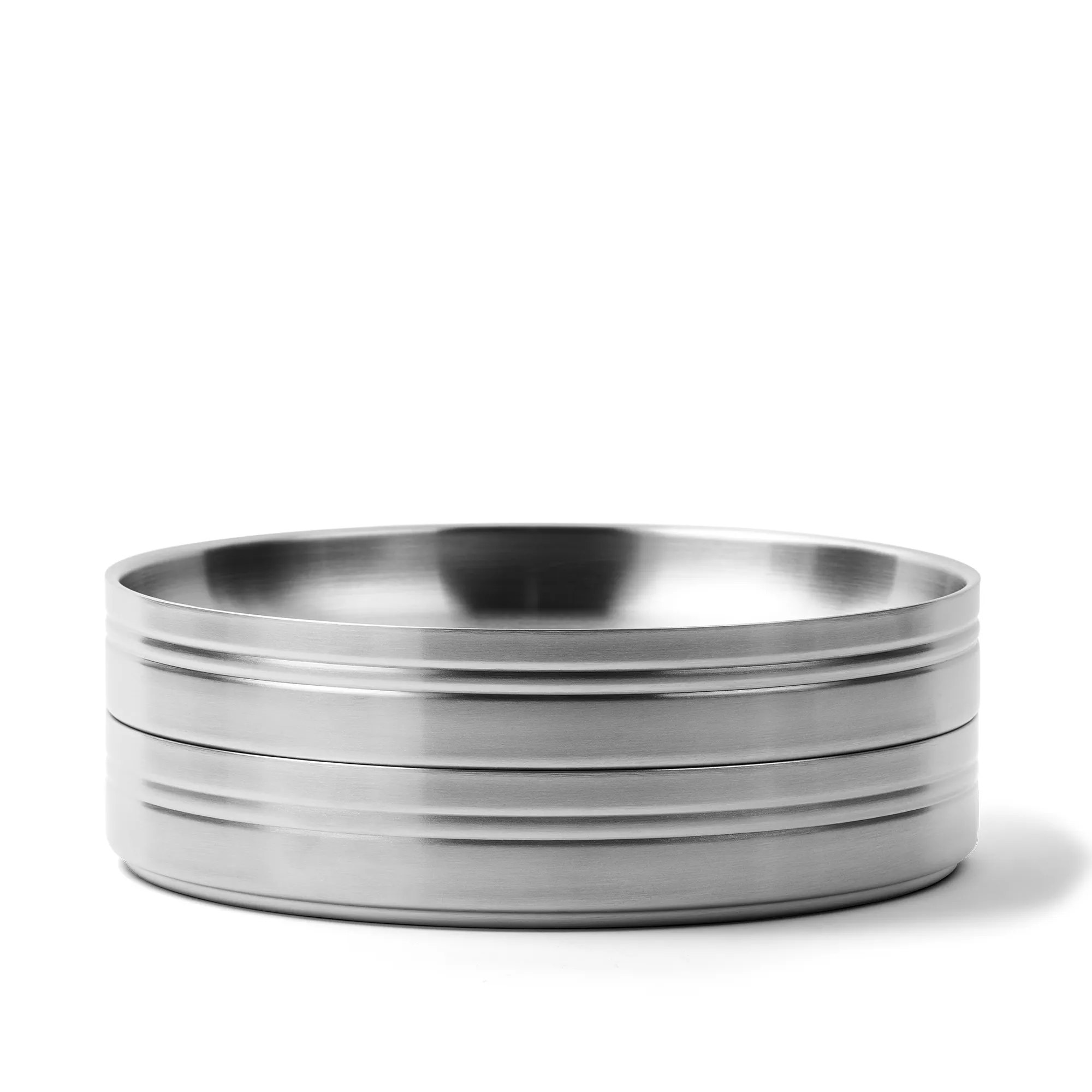 Stainless Steel Pastatallerken - sett med 2 - 4