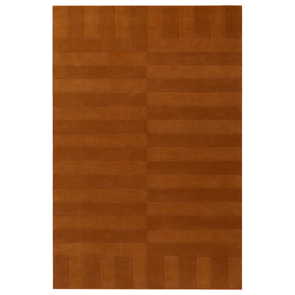 Lux 2 Burnt Orange ullteppe