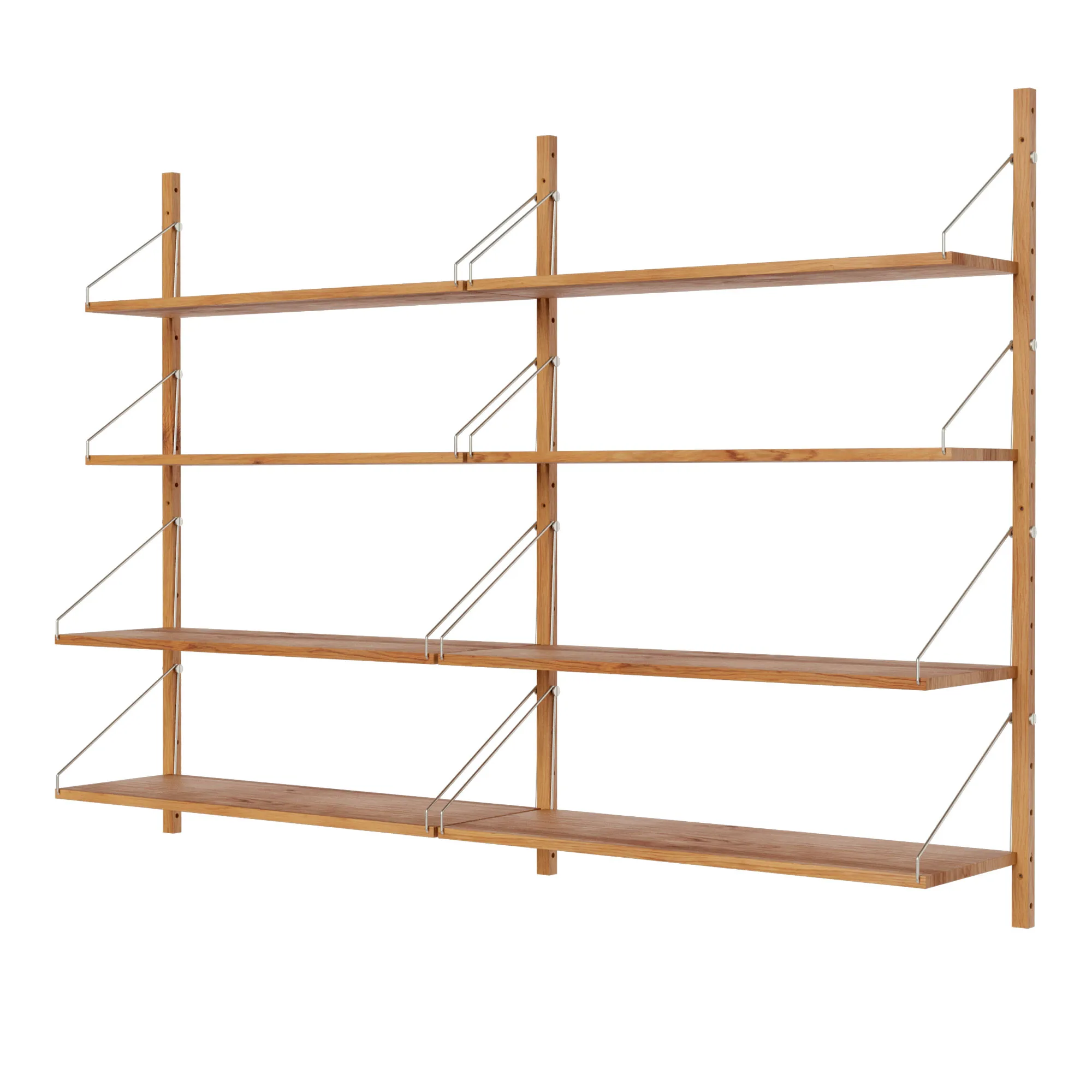 Shelf Library Double Section hyllesystem - 3