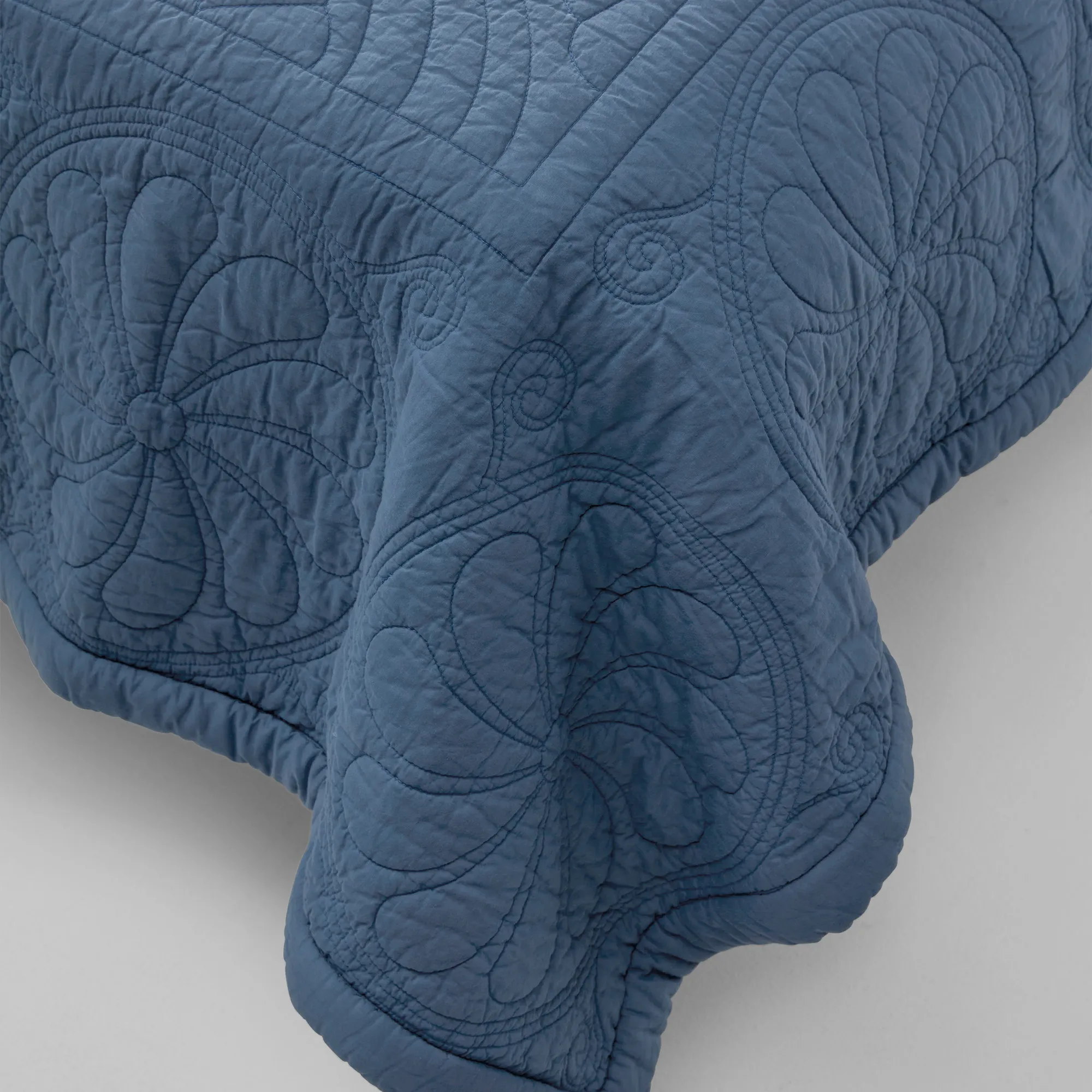 Durham Dawn Blue/Light Blue sengeteppe - 6