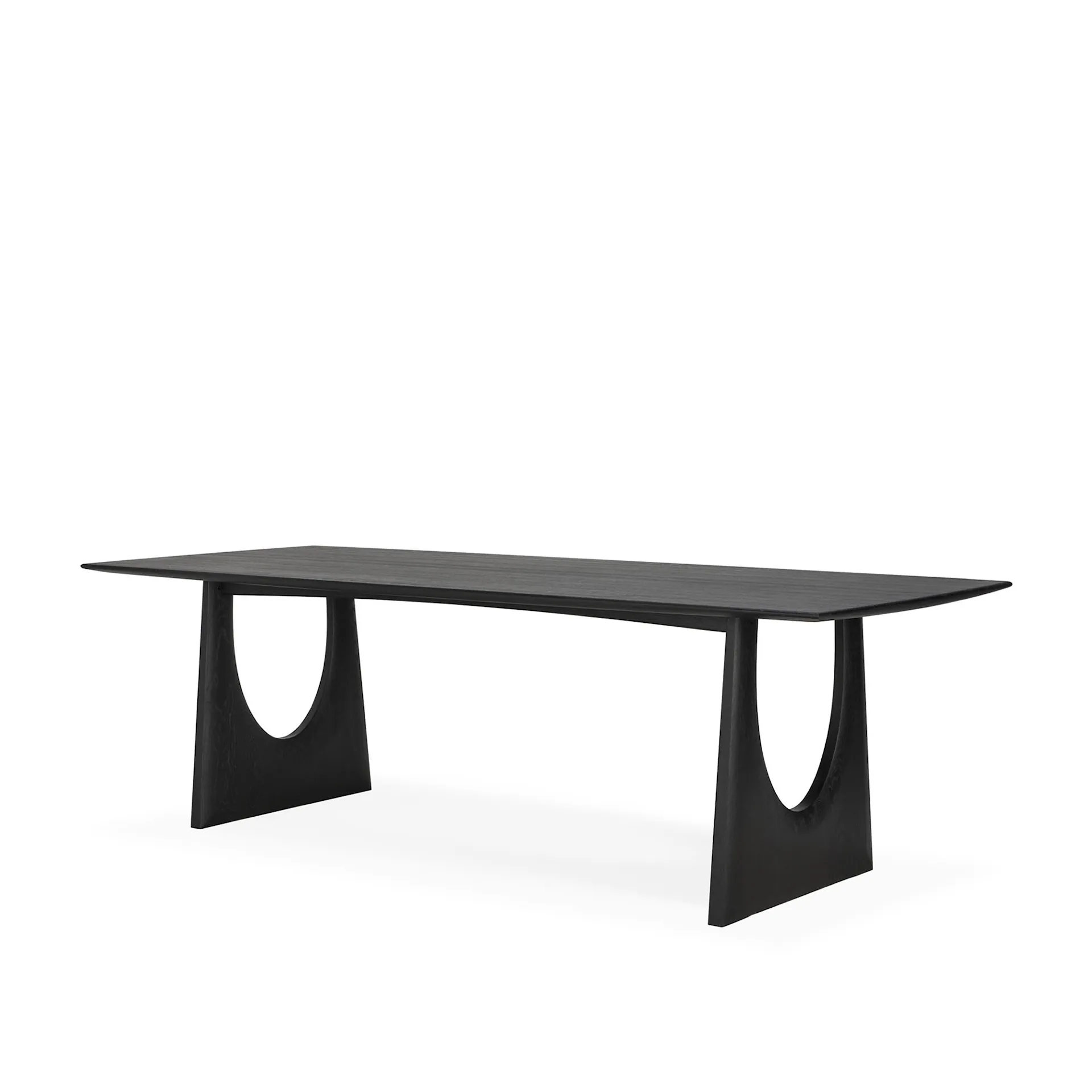 Geometric Dining Table Black Oak - Ethnicraft - NO GA