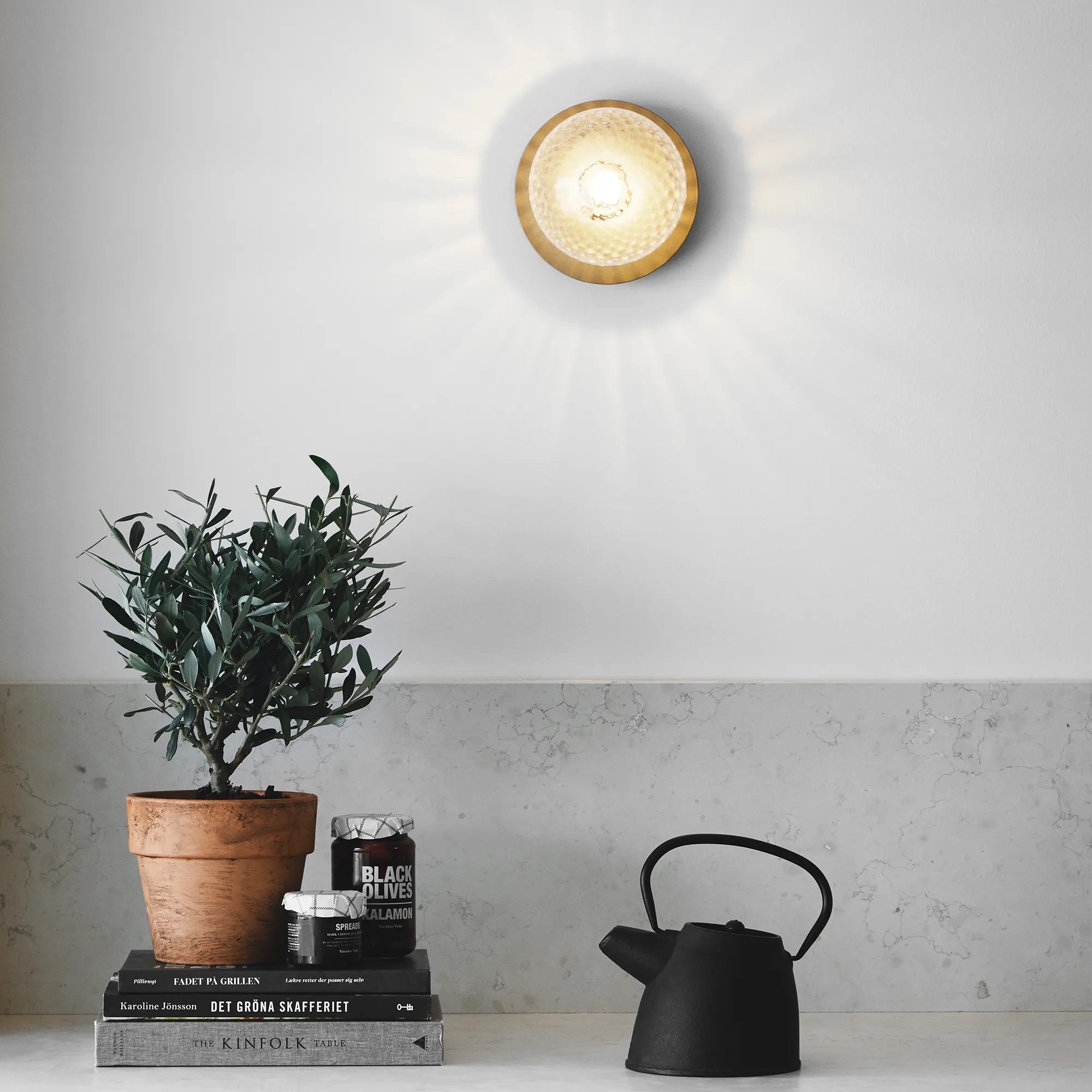 Liila 1 Large vegg- og taklampe - 2