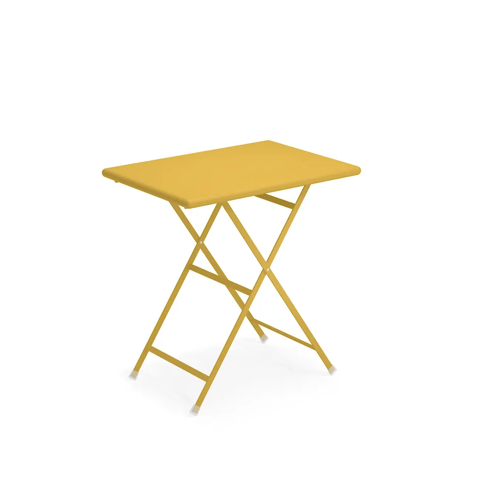 Arc en Ciel Folding Table 70 cm, Curry Yellow