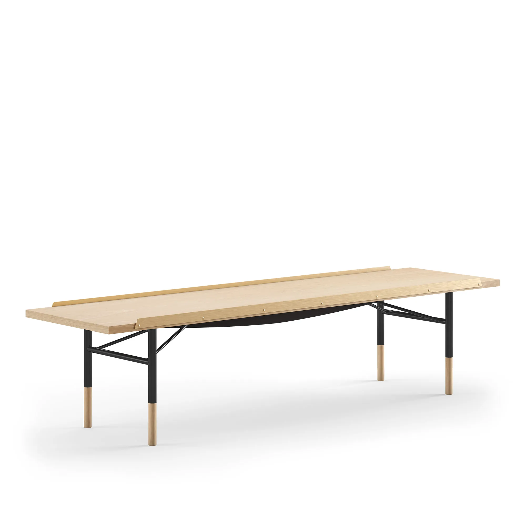 Table Bench Small med mässingskanter - 1