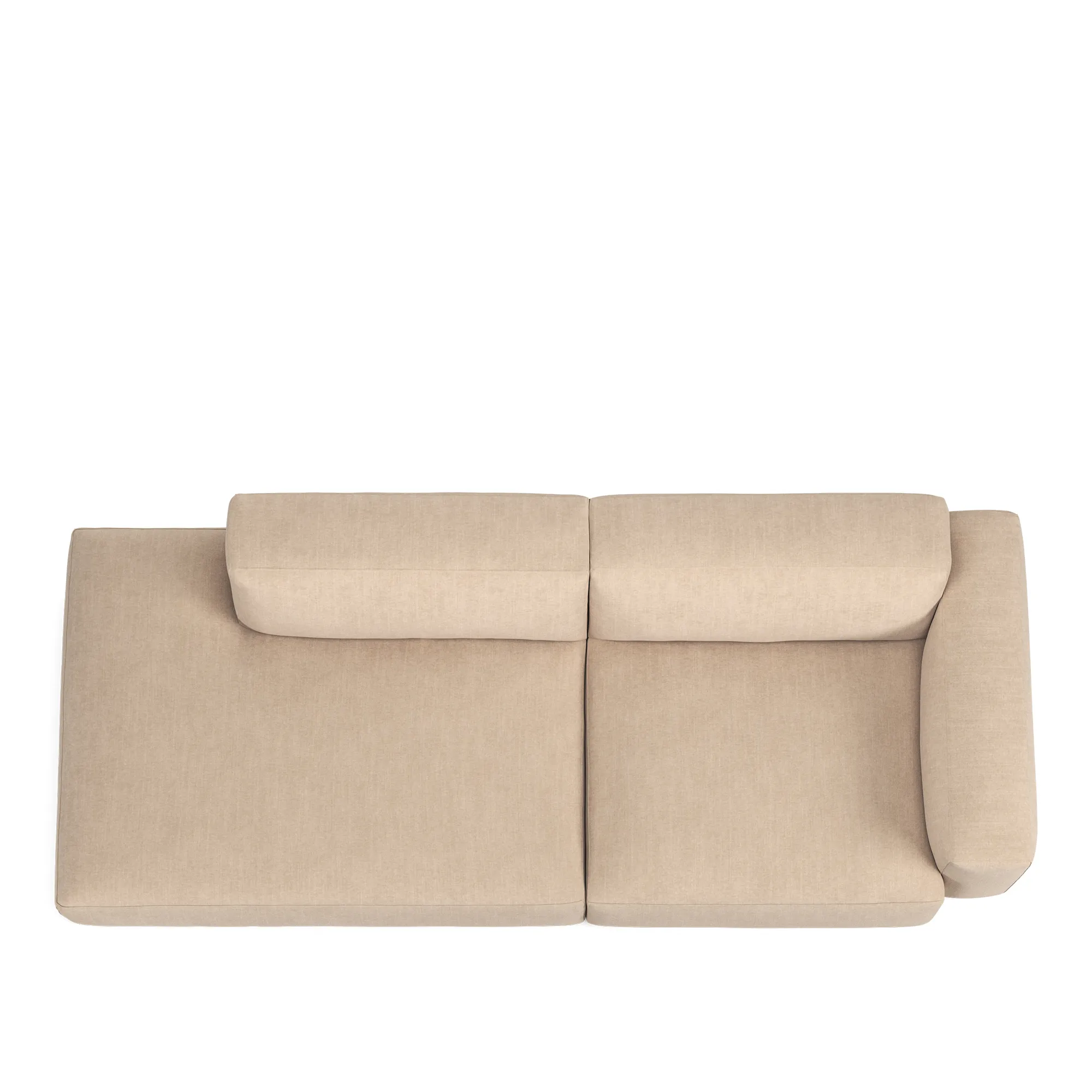 Brick 2-seters sofa åpen ende venstre - 8