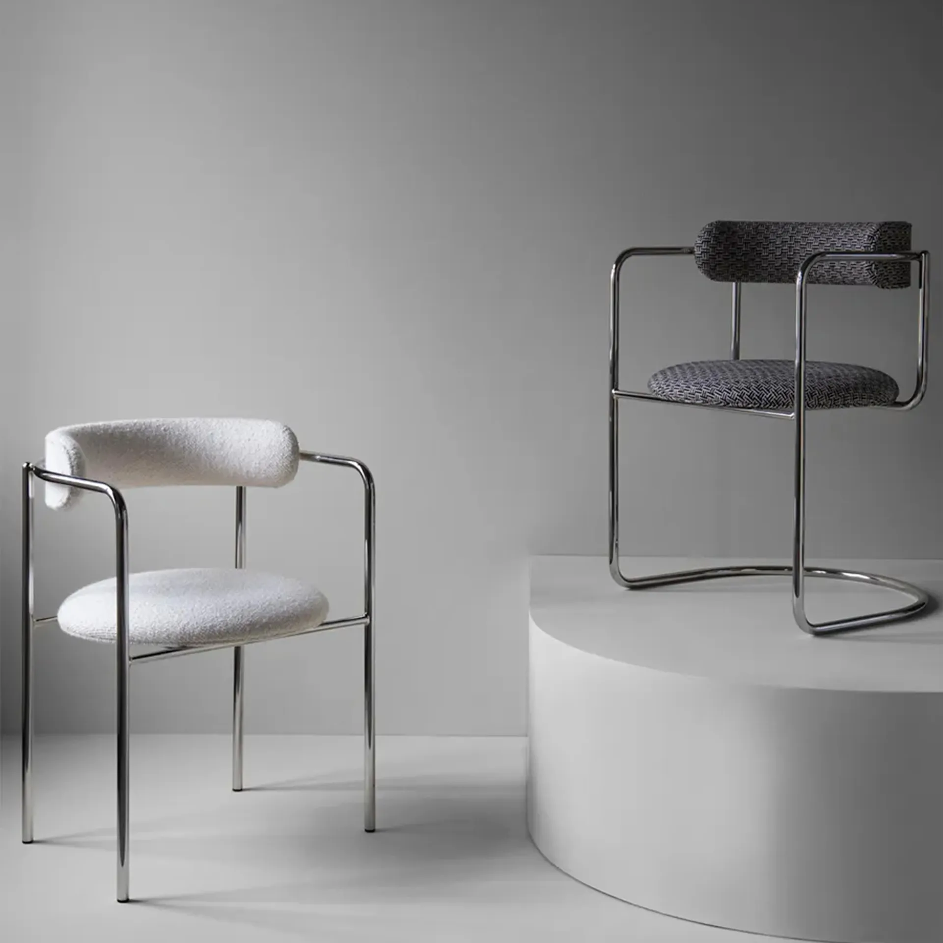 FF Chair Cubic Chrome Legs - Friends & Founders - NO GA