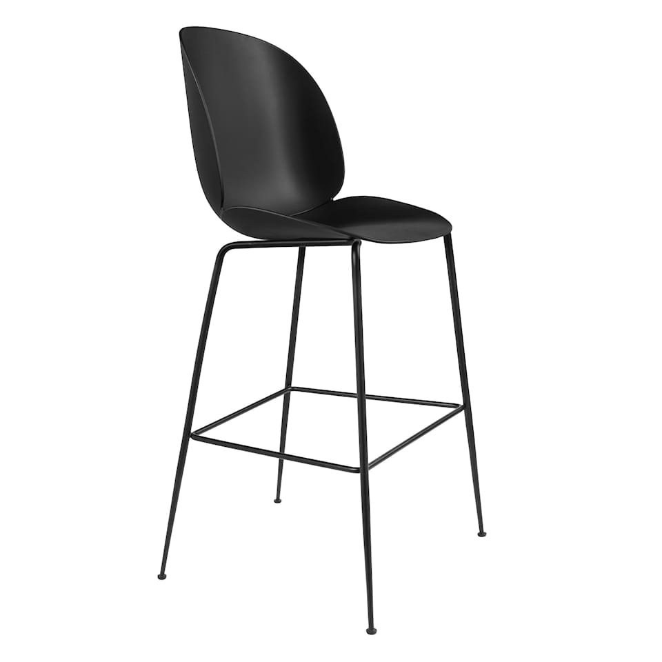 Beetle Bar/Counter Chair uten trekk - Sort