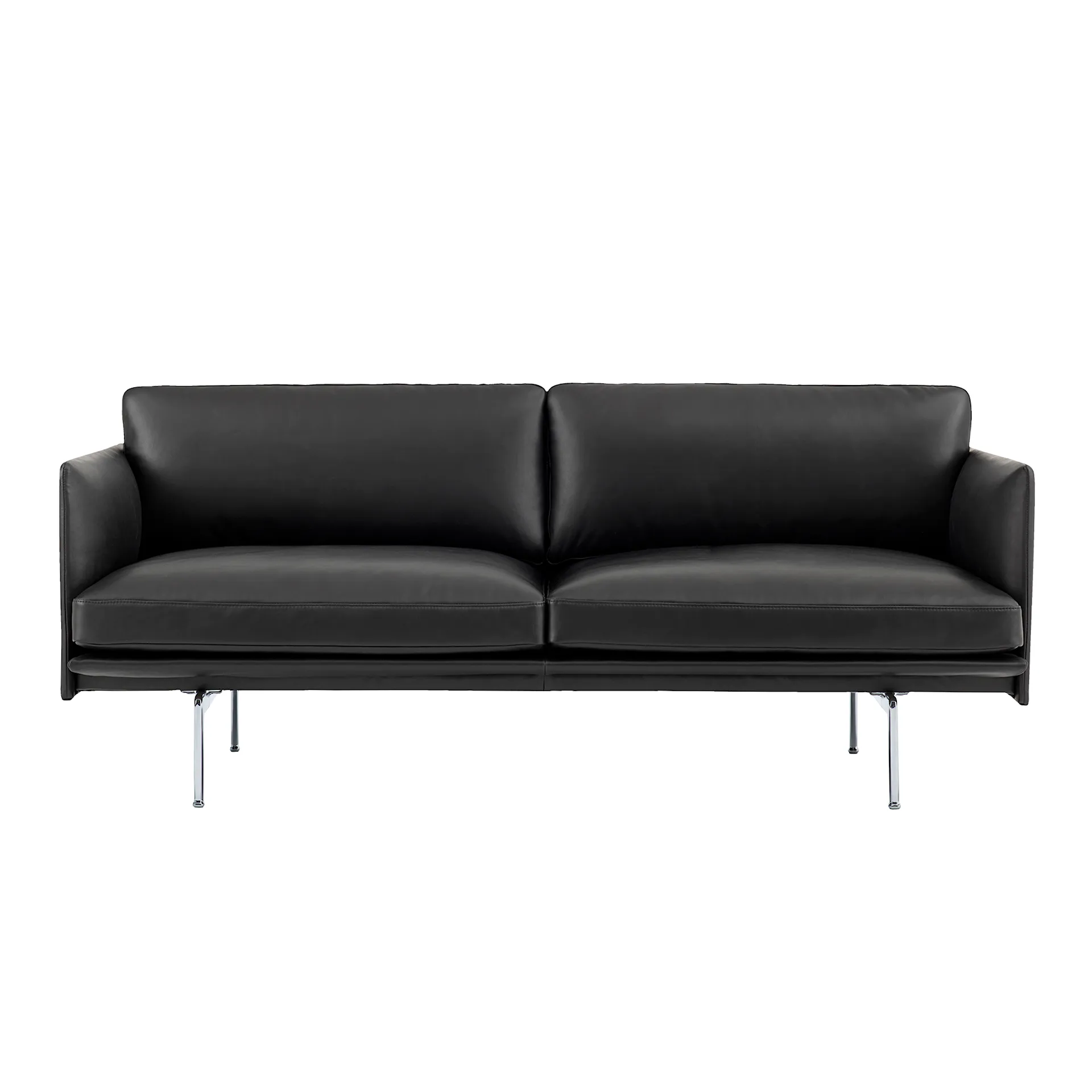 Outline 2-Seater / Polished Aluminium Base - Muuto - Anderssen & Voll  - NO GA