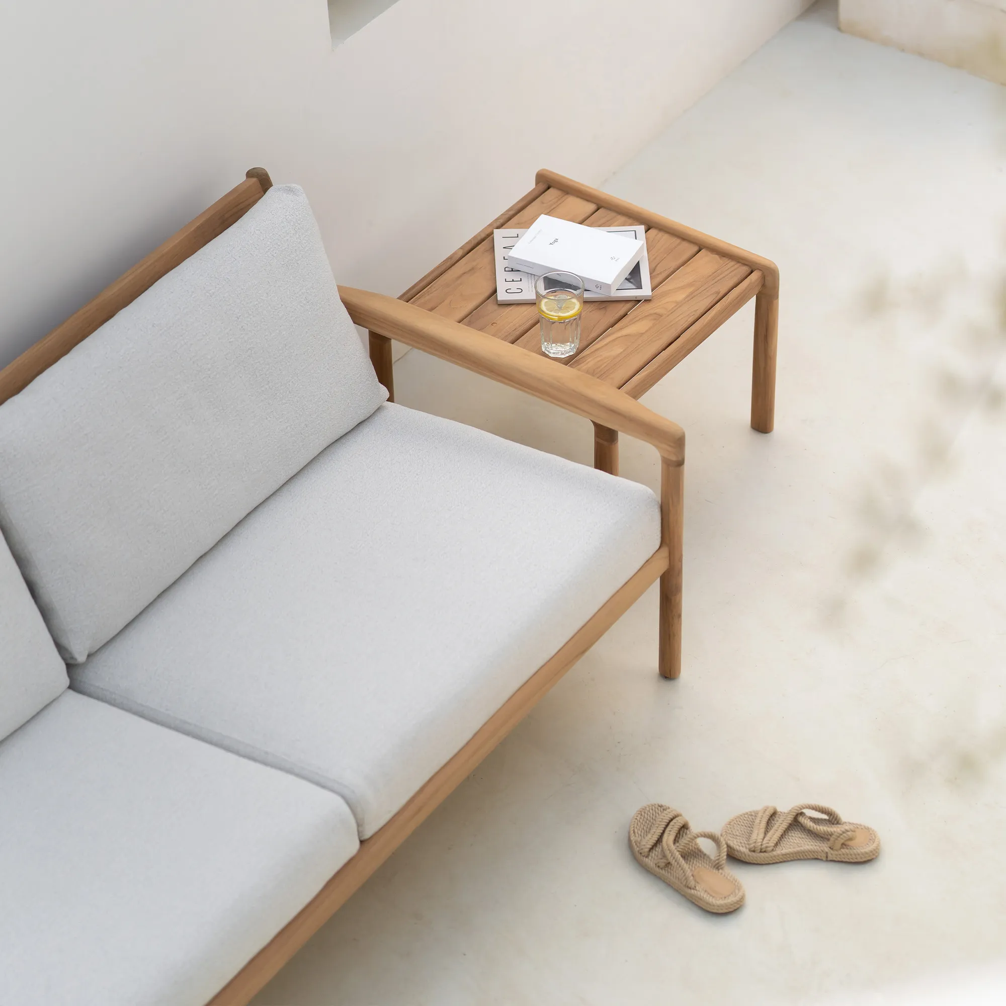 Jack Teak utendørs sidebord - 2