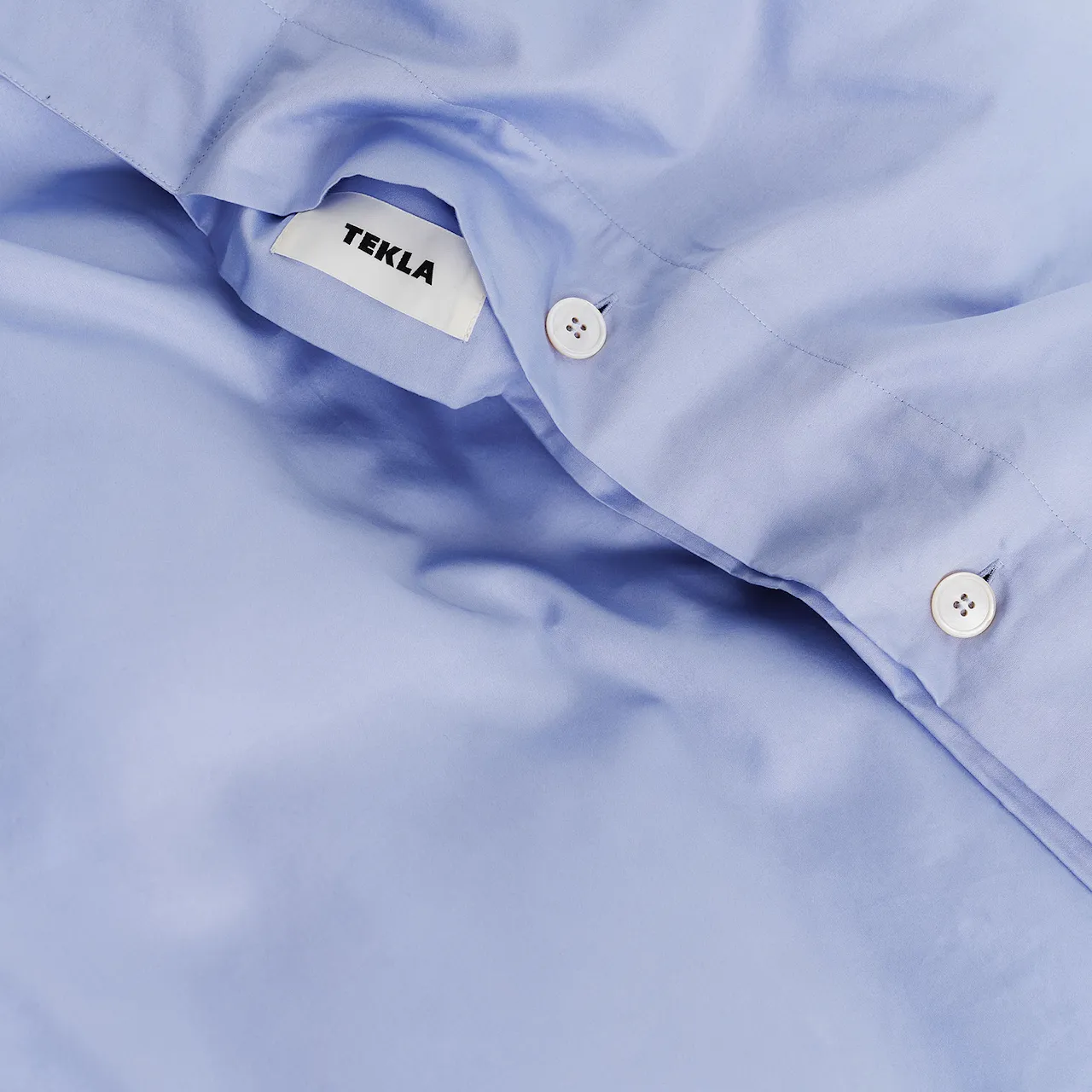 Sateen Solid Evening Blue påslakan
