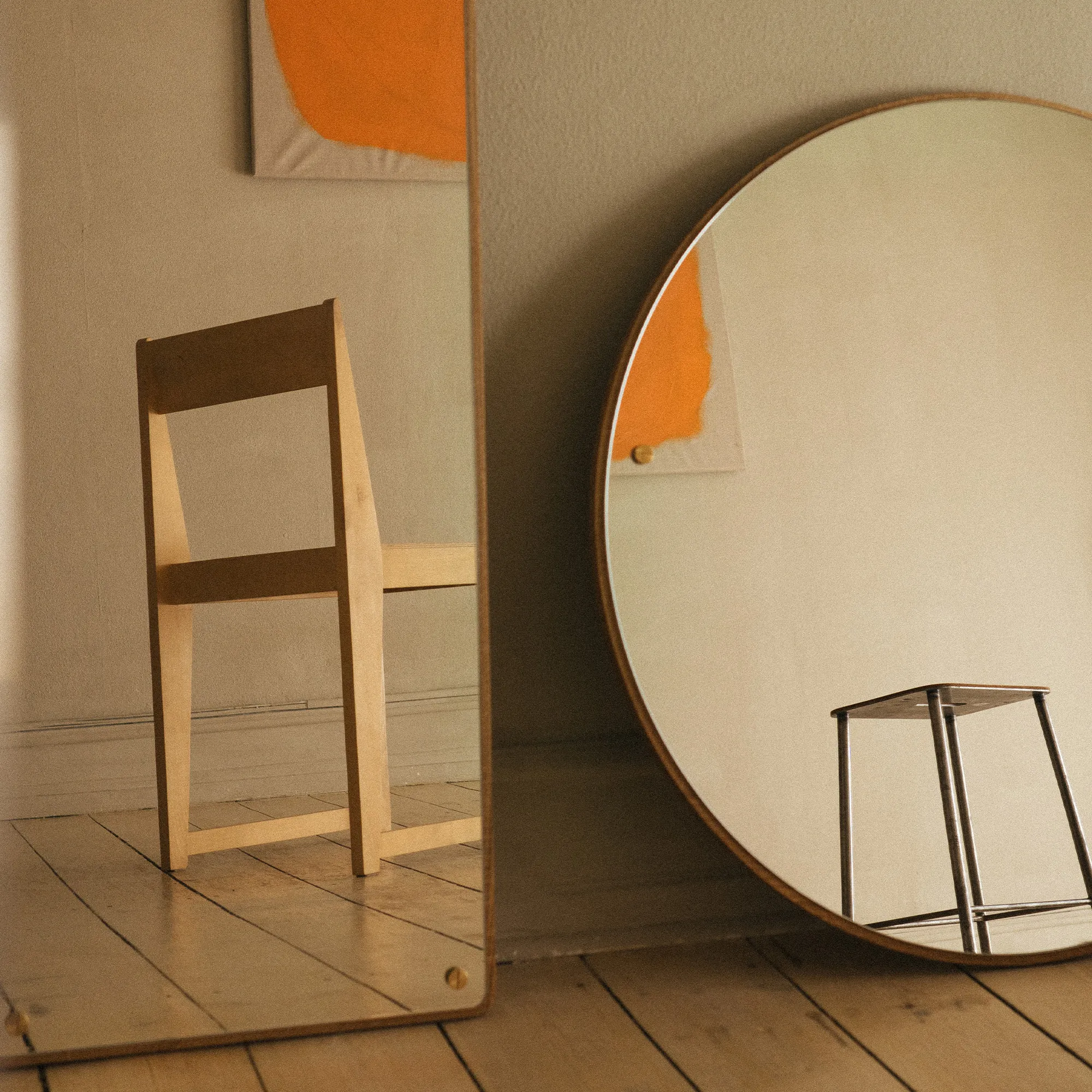 CM-1 Circle veggspeil - 2