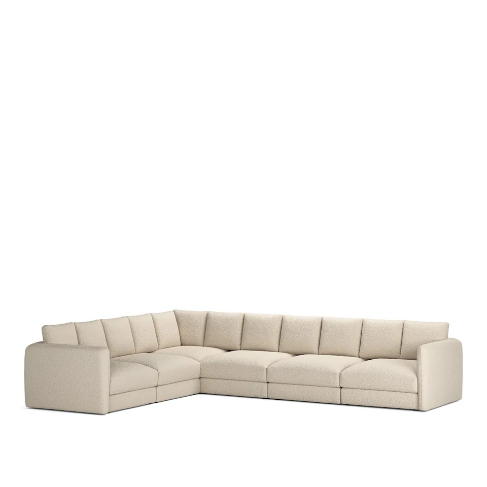 Pavarotti 02 6-seters hjørnesofa