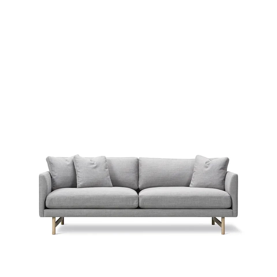 Calmo 2-seters sofa lakkert eik
