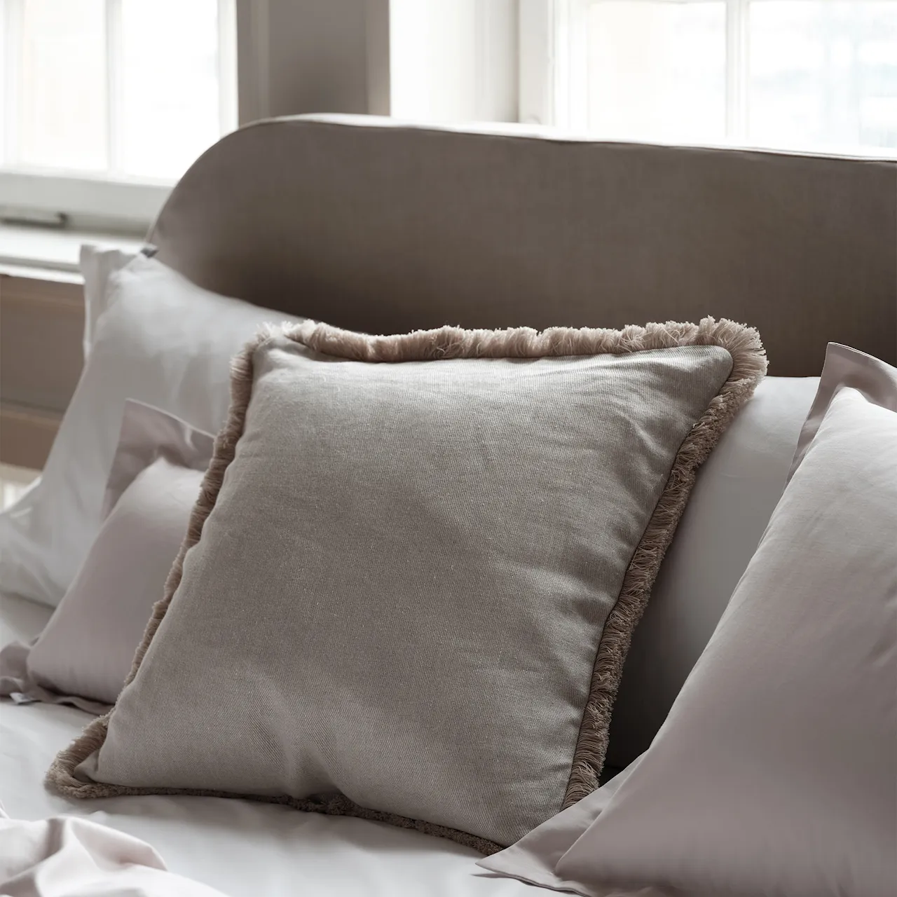 Pienza Kuddfodral - Beige/Beige, 50x50