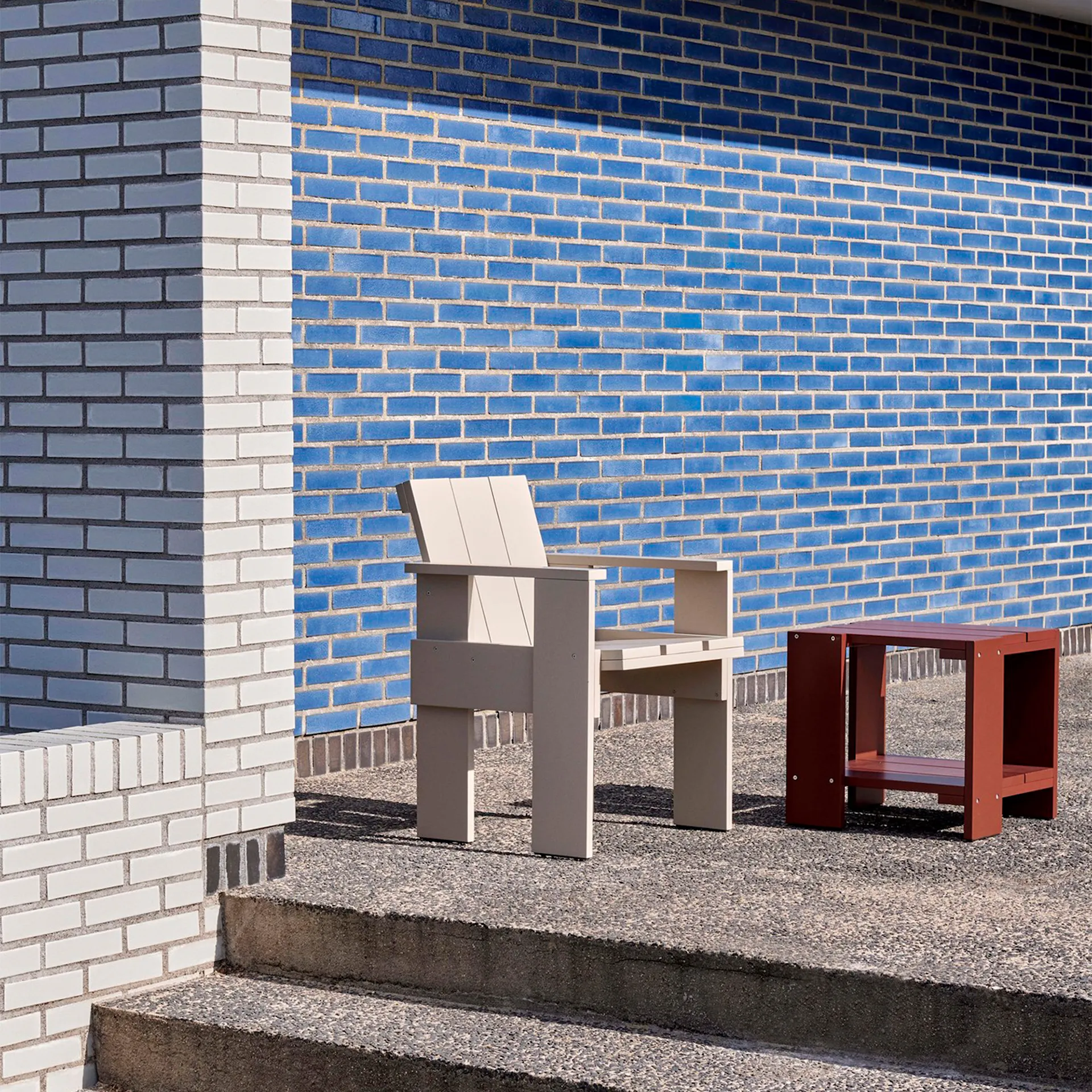 Crate utendørs sidebord - HAY - Gerrit Rietveld - NO GA