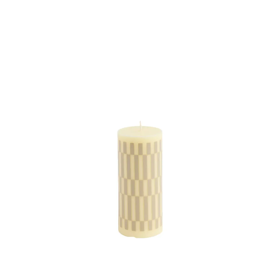 Column Candle Small Cream And Sand