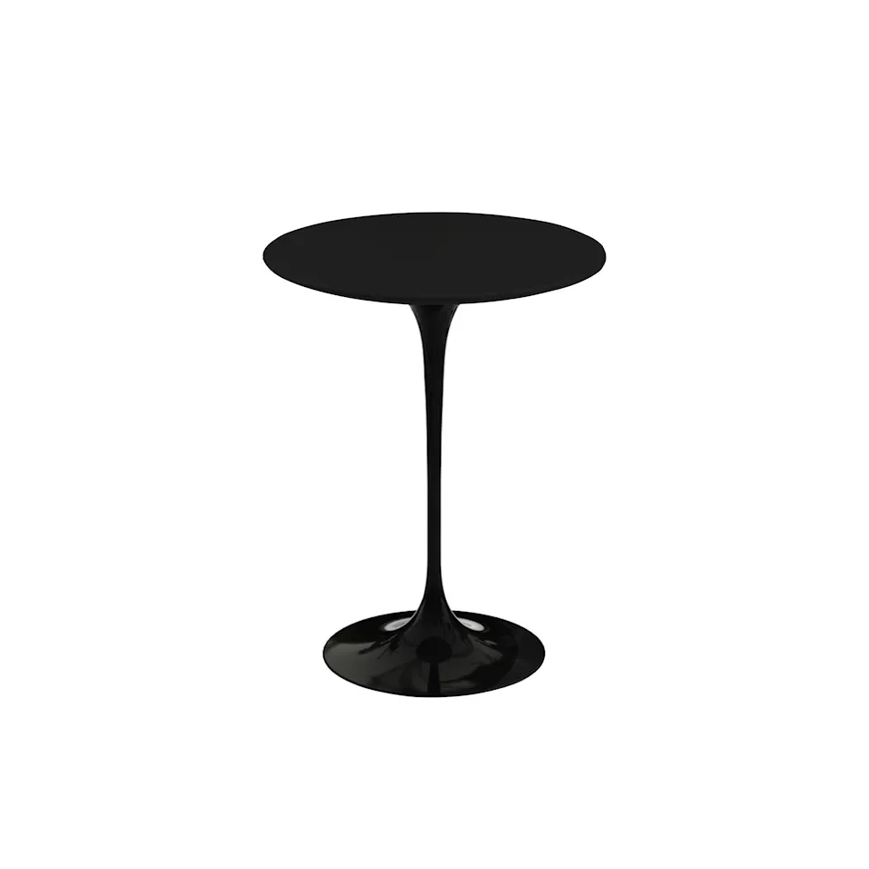 Saarinen Round sidebord Ø 41 cm Black