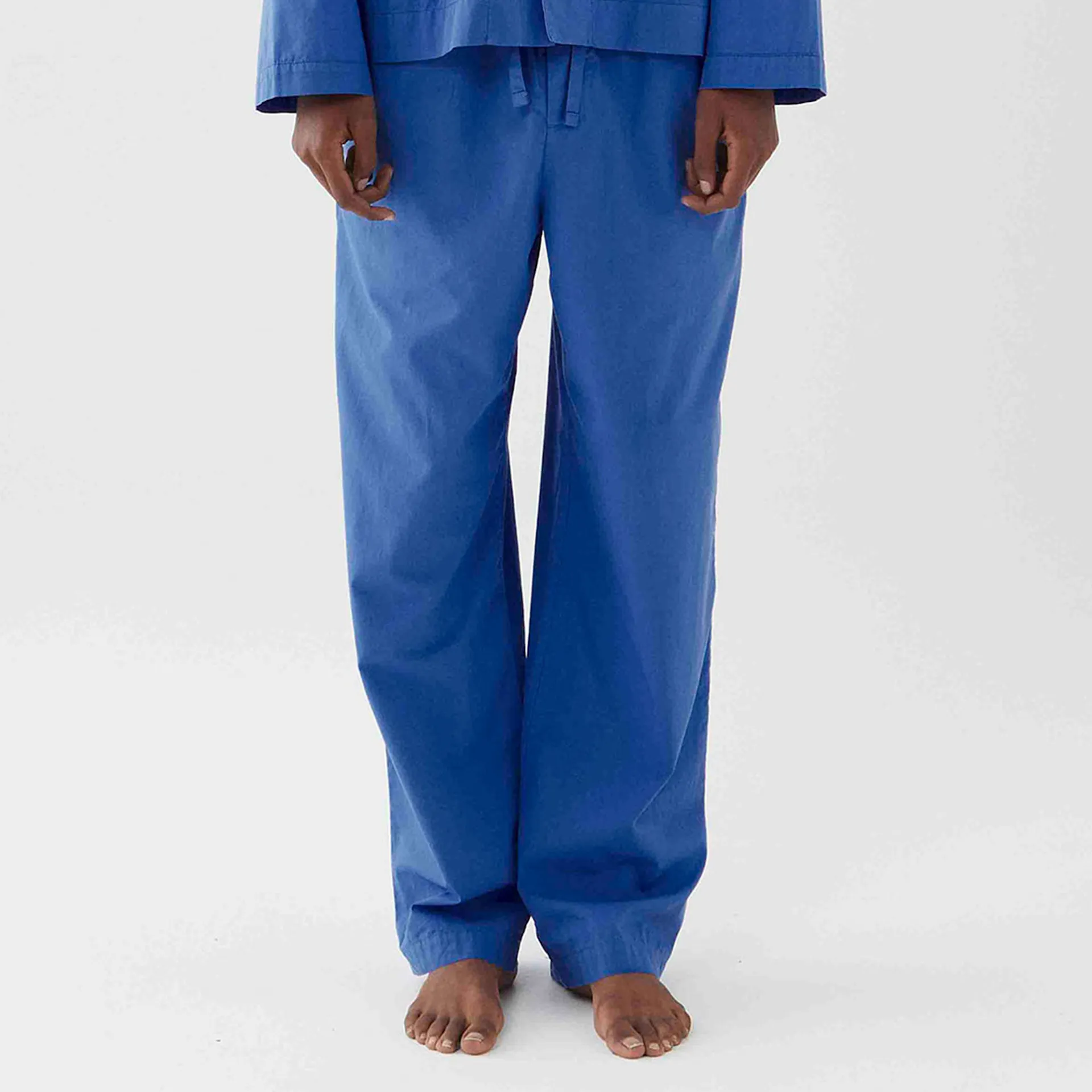 Poplin Sleepwear Pants Royal Blue - TEKLA - NO GA