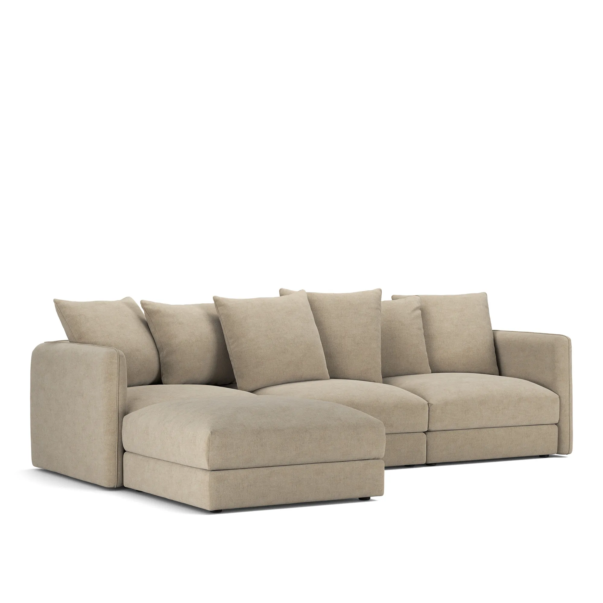 Pavarotti 01 3-seters sofa med fotskammel - 4