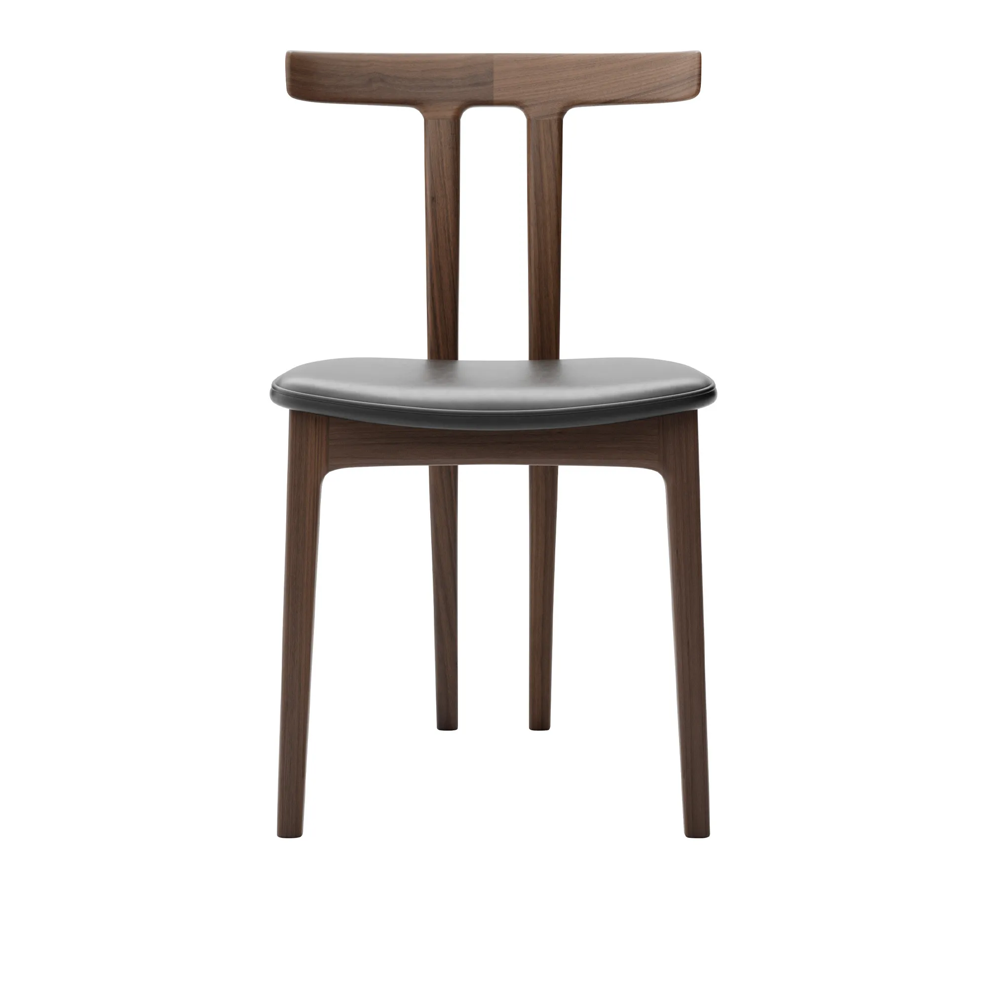 OW58 T-Chair spisestuestol valnøtt - 1