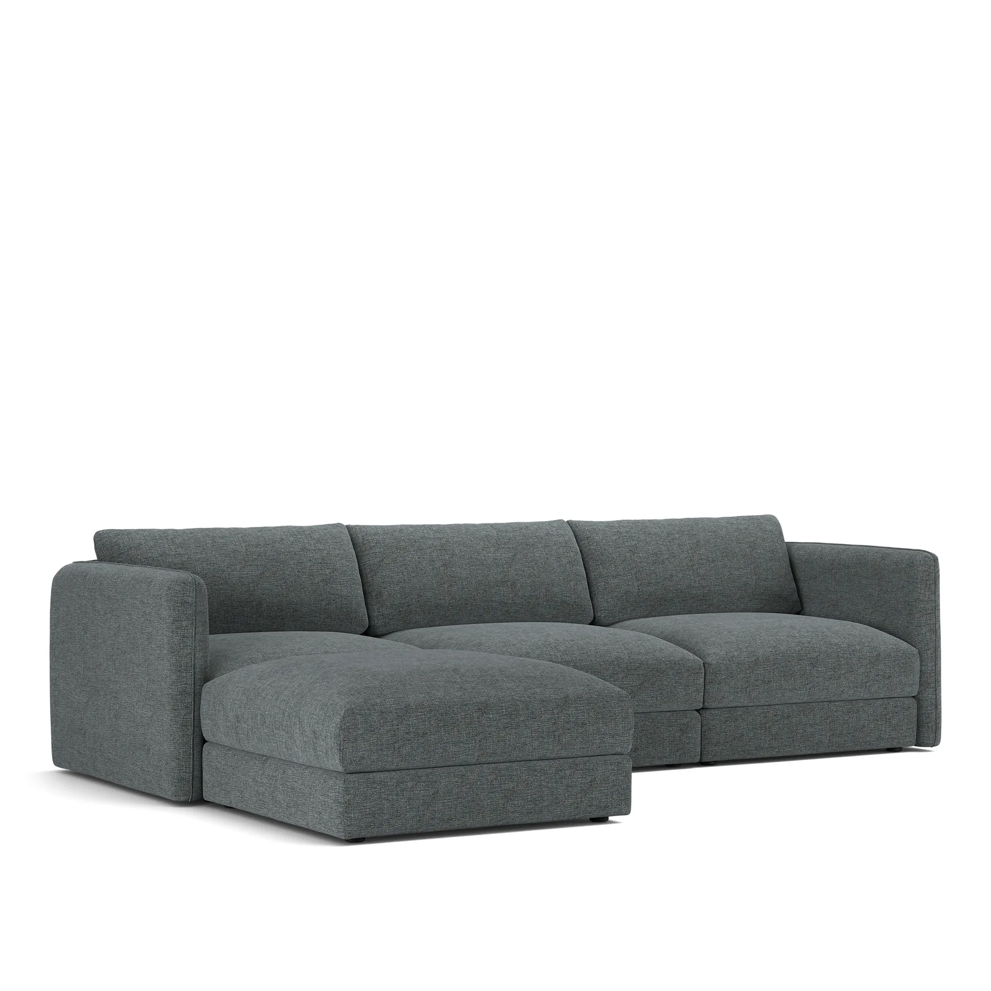 Pavarotti 03 3-seters sofa med fotskammel - 4