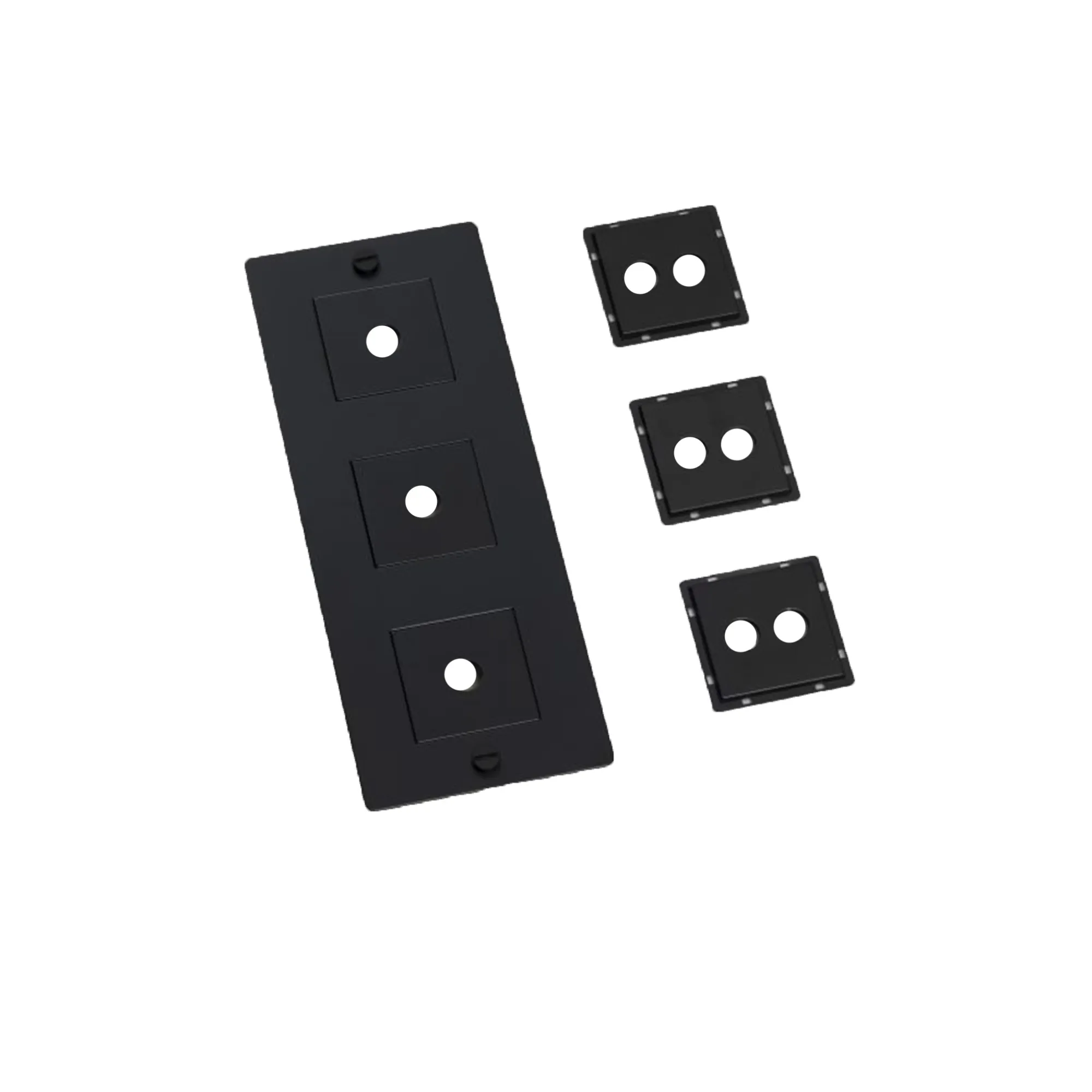 3G Wall Plate Vertical With Infills - 1