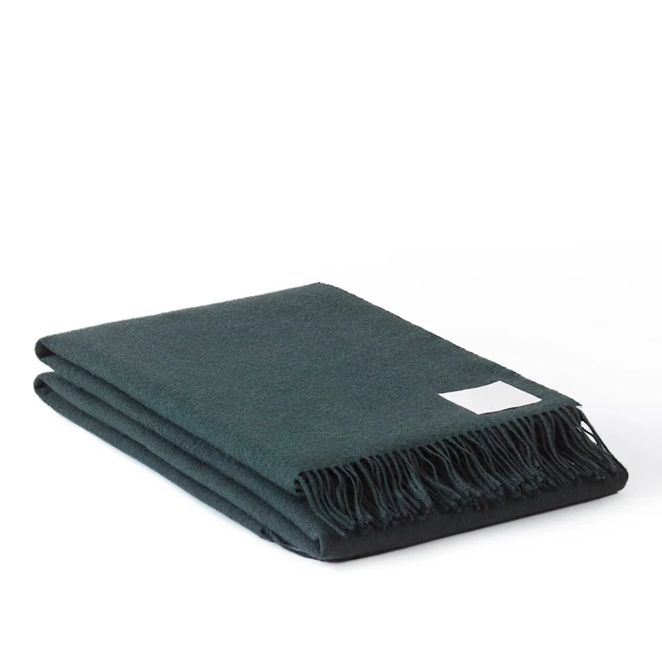 NO GA Baby Alpaca Throw 130 x 200 cm Pine Green