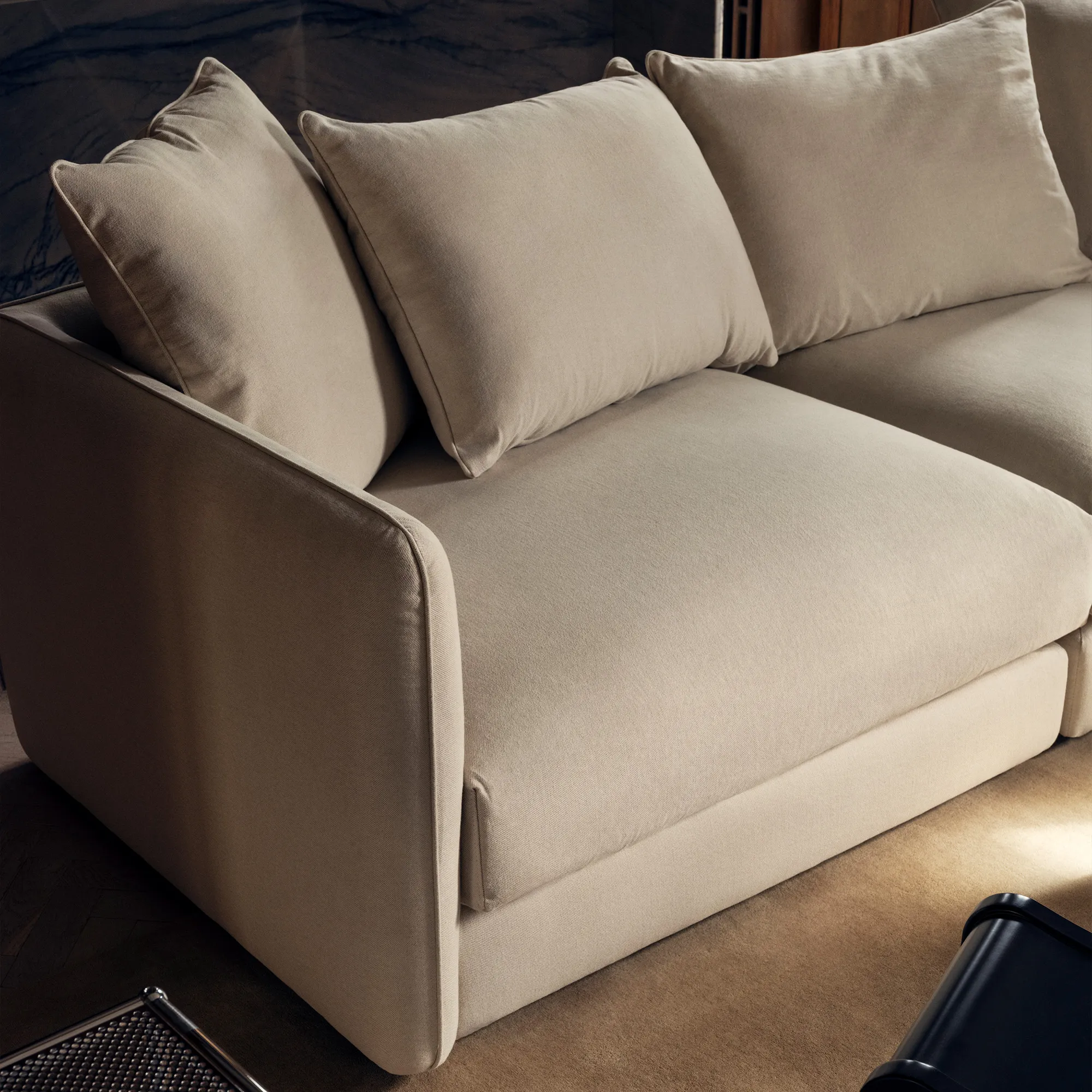 Pavarotti 3-Seater with Ottoman