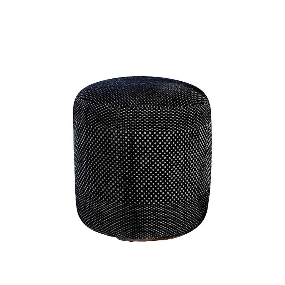 Tres Outdoor Pouf Black