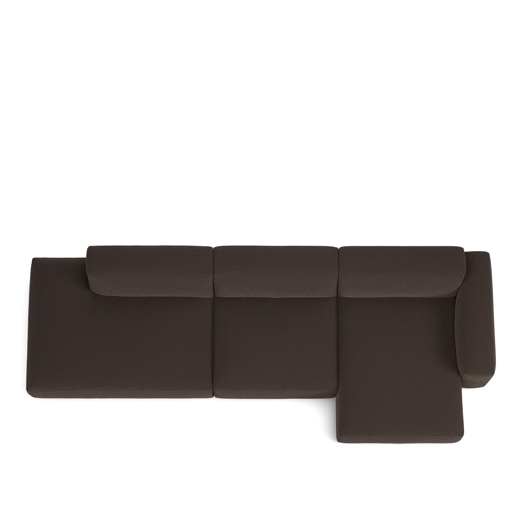Brick 3-seters sofa sjeselong åpen ende venstre - 8