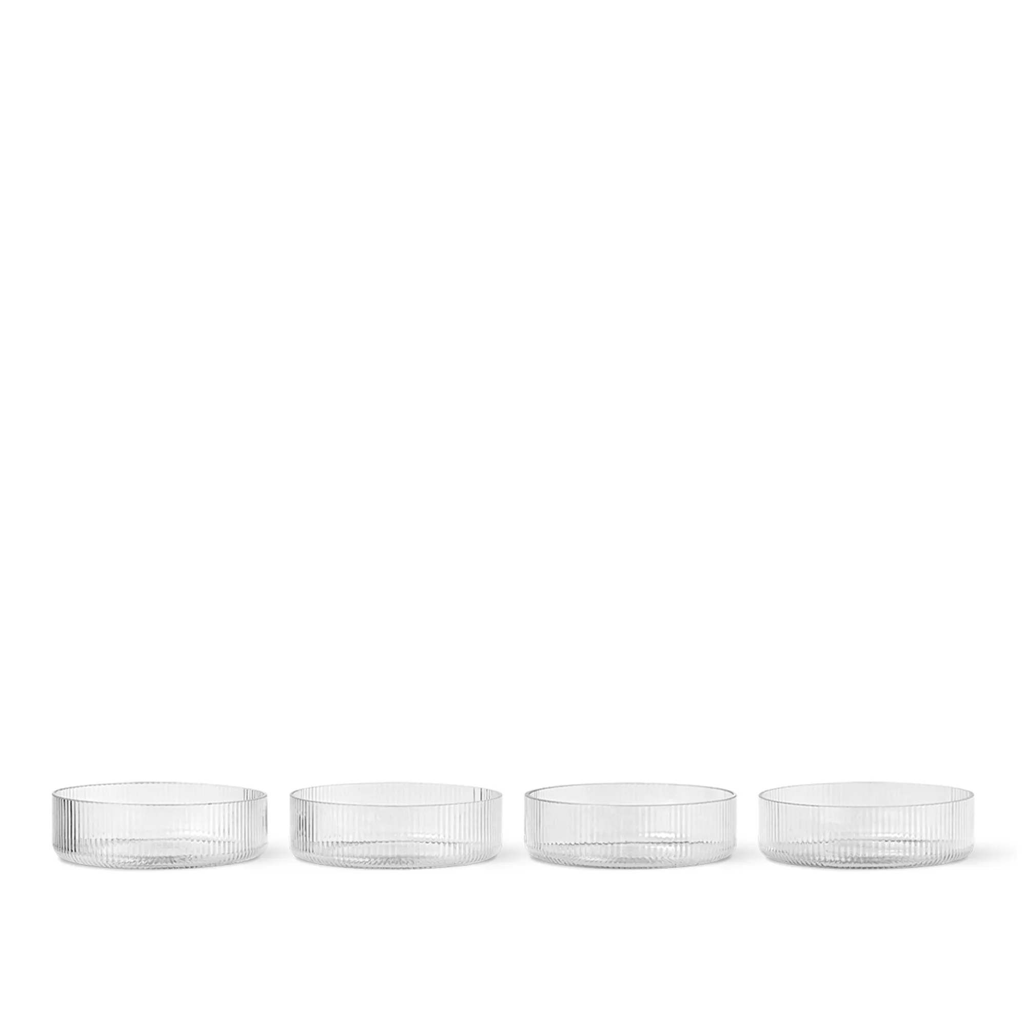 Ripple serveringsskål 4-pakning - 1