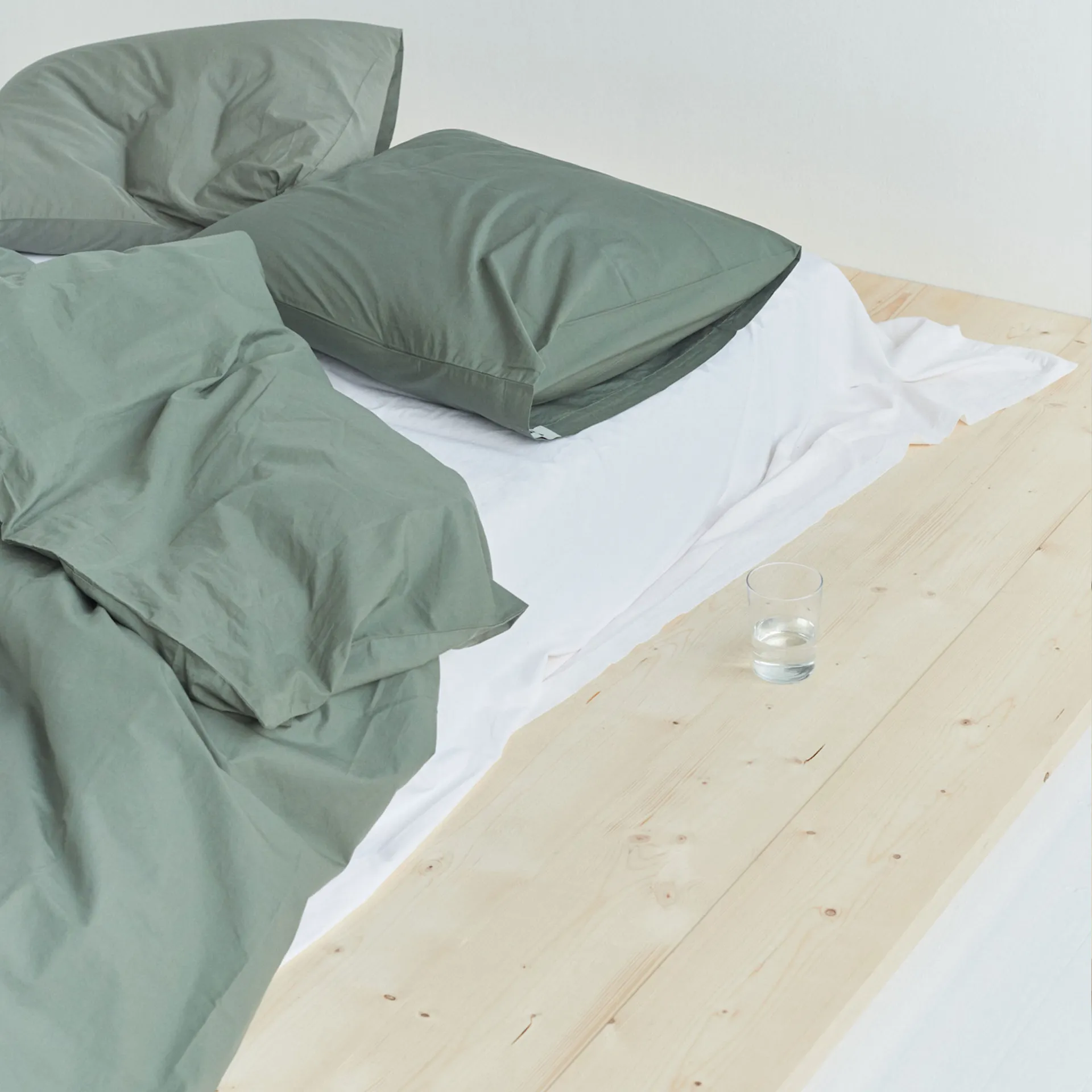 Percale Duvet Cover - TEKLA - NO GA