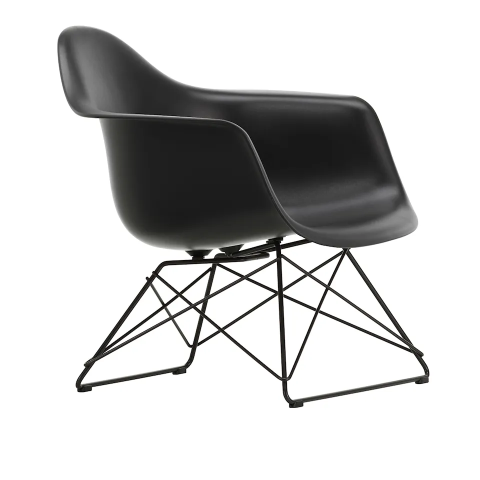 Eames RE Plastic Armchair LAR lenestol Basic Dark