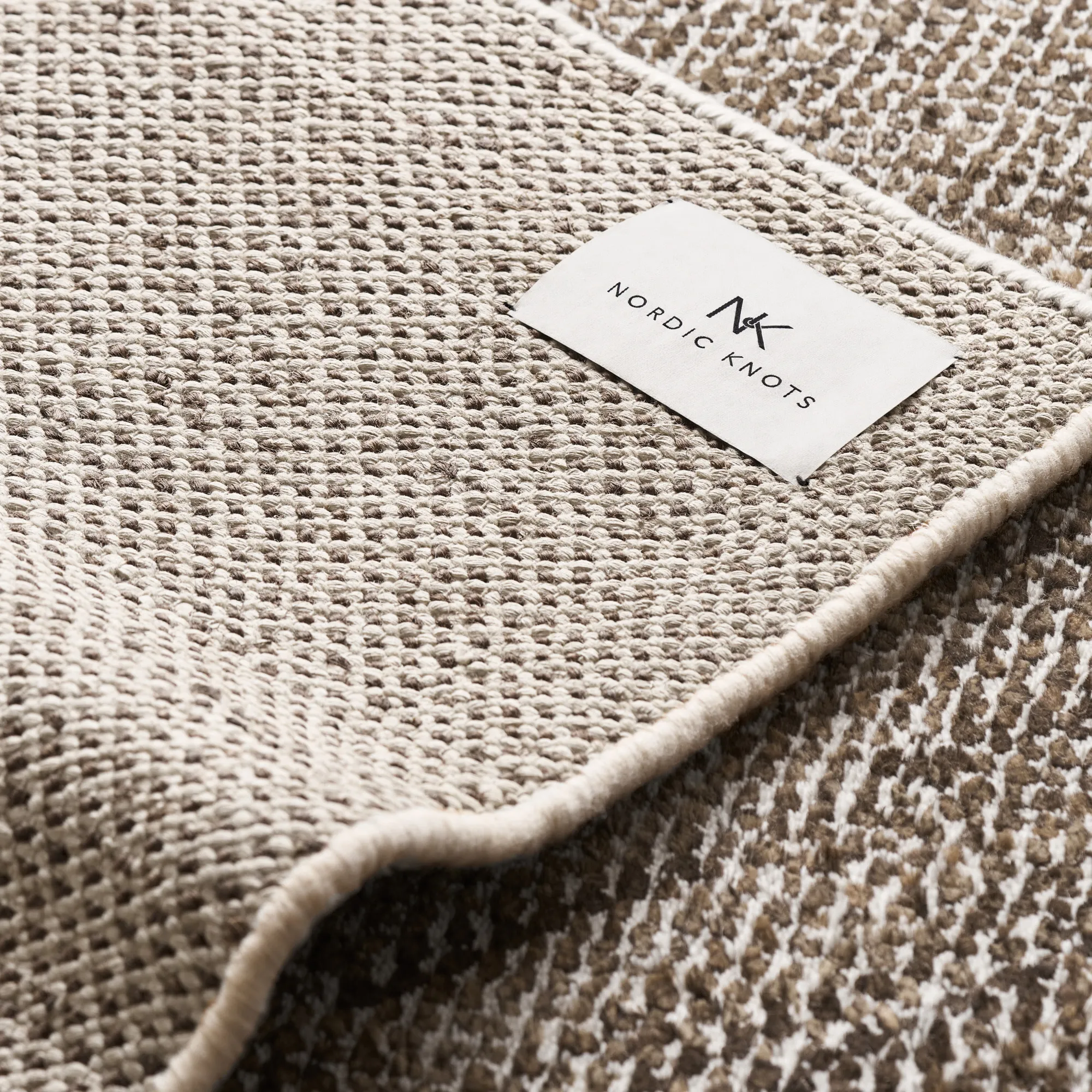 Savanna Dark Jute/Cream ull- og juteteppe - 5