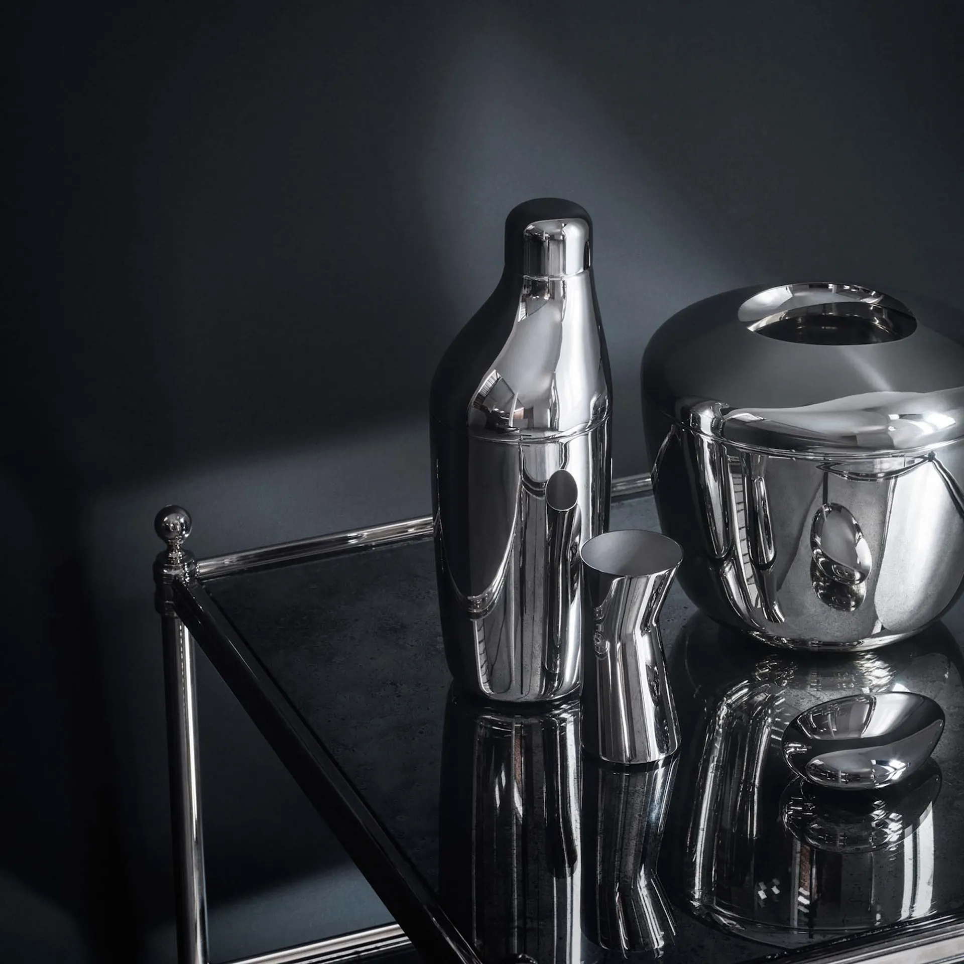 Sky Ice Bucket & Ice Tongs - Georg Jensen - Aurelien Barbry - NO GA