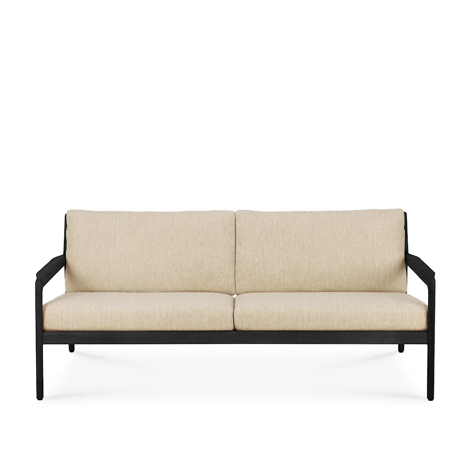 Jack Outdoor Sofa - Teak Black/Natural - 2 Seater