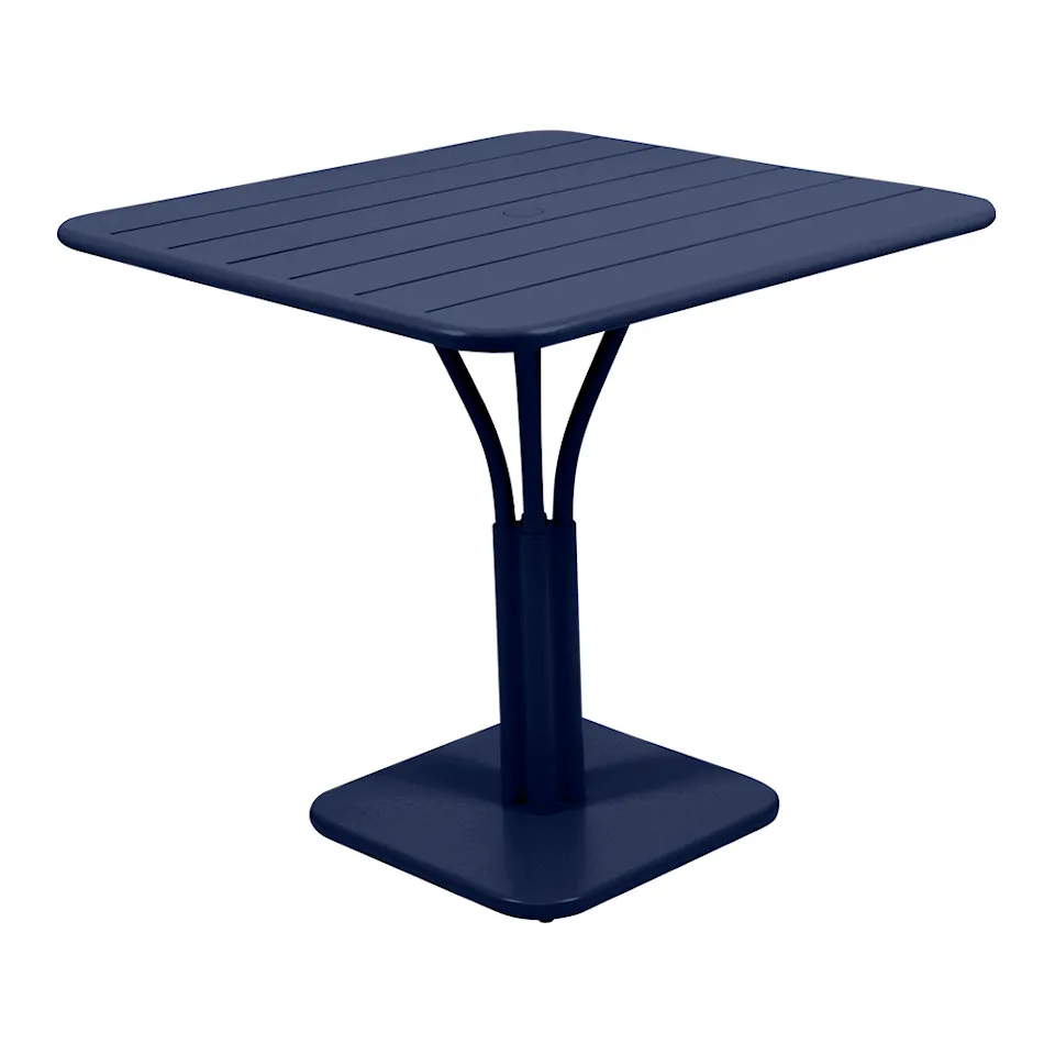 Luxembourg Pedestal Table 80x80 cm Deep Blue 92