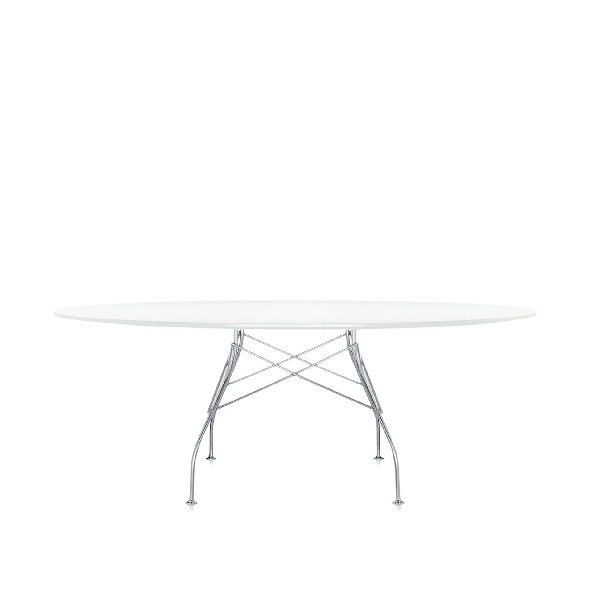 Glossy Oval Table - Kartell - Antonio Citterio - NO GA