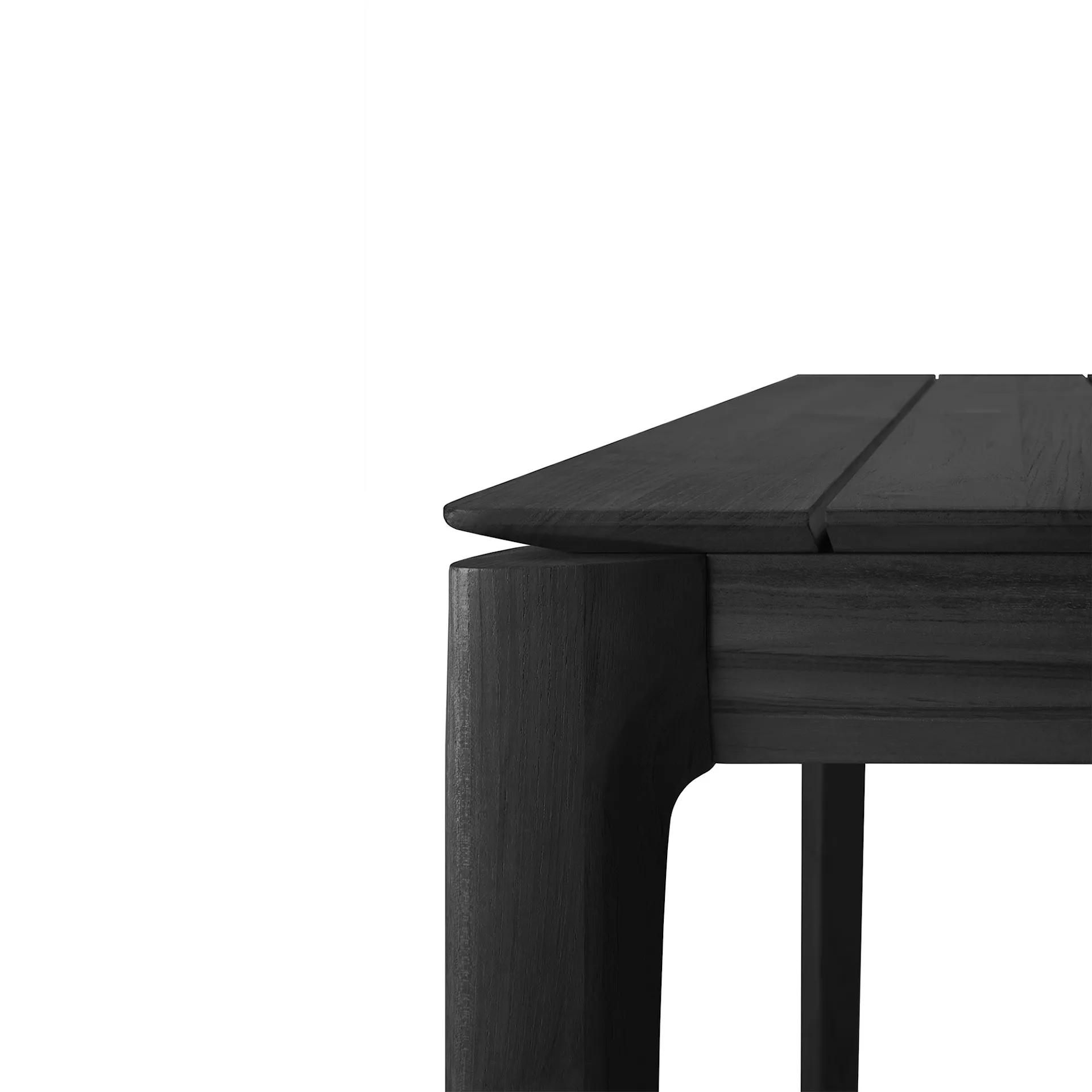 Bok Outdoor Dining Table Black Teak - Ethnicraft - NO GA