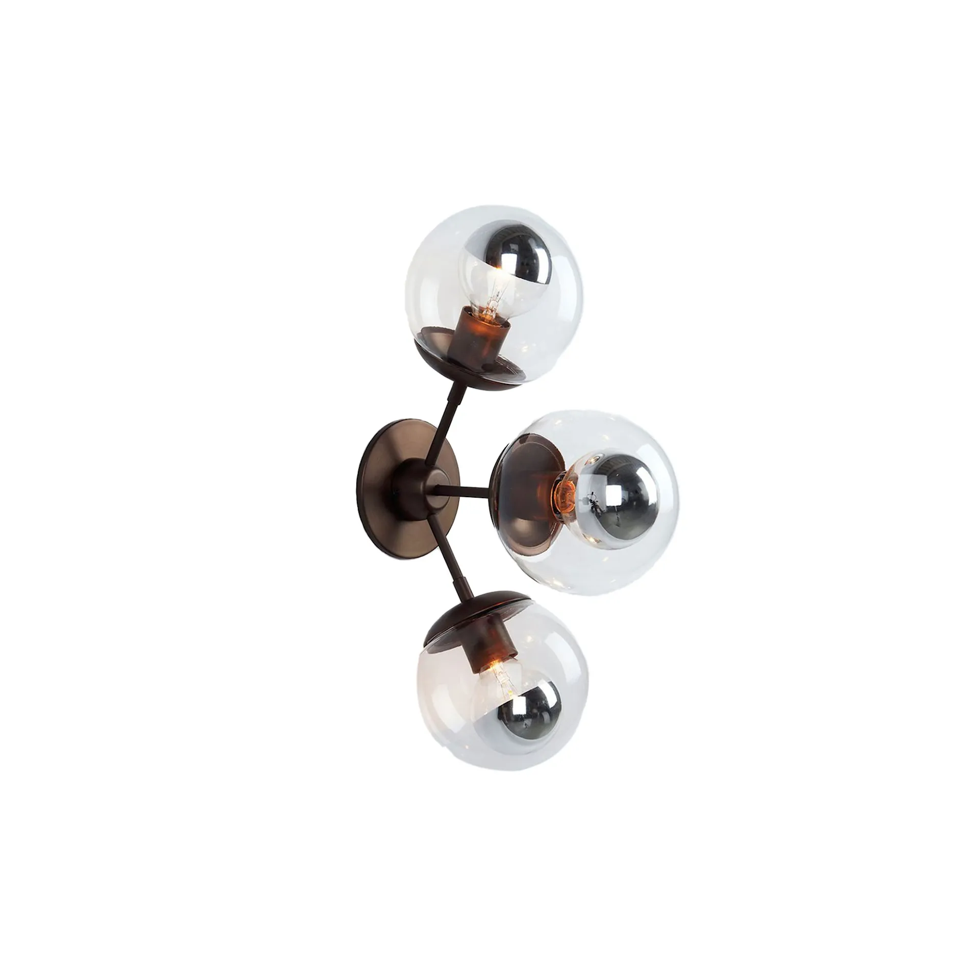 Modo Sconce - 3 Globes - Roll & Hill - Jason Miller - NO GA