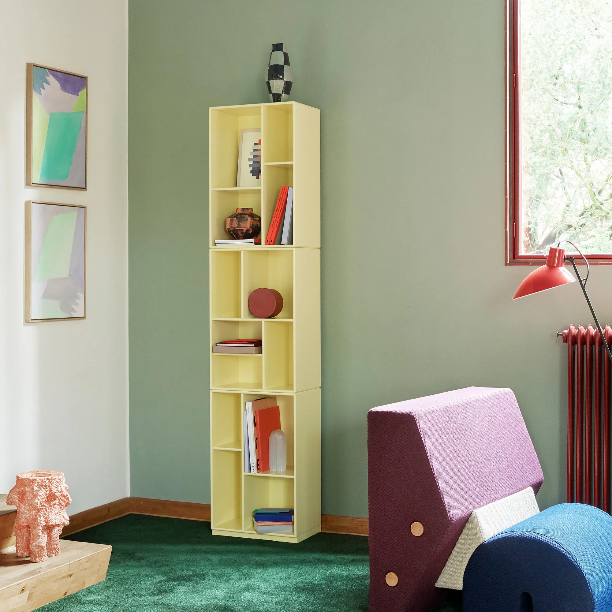 Montana Selection Loom Slim bokhylle sokkel 3 cm - 2