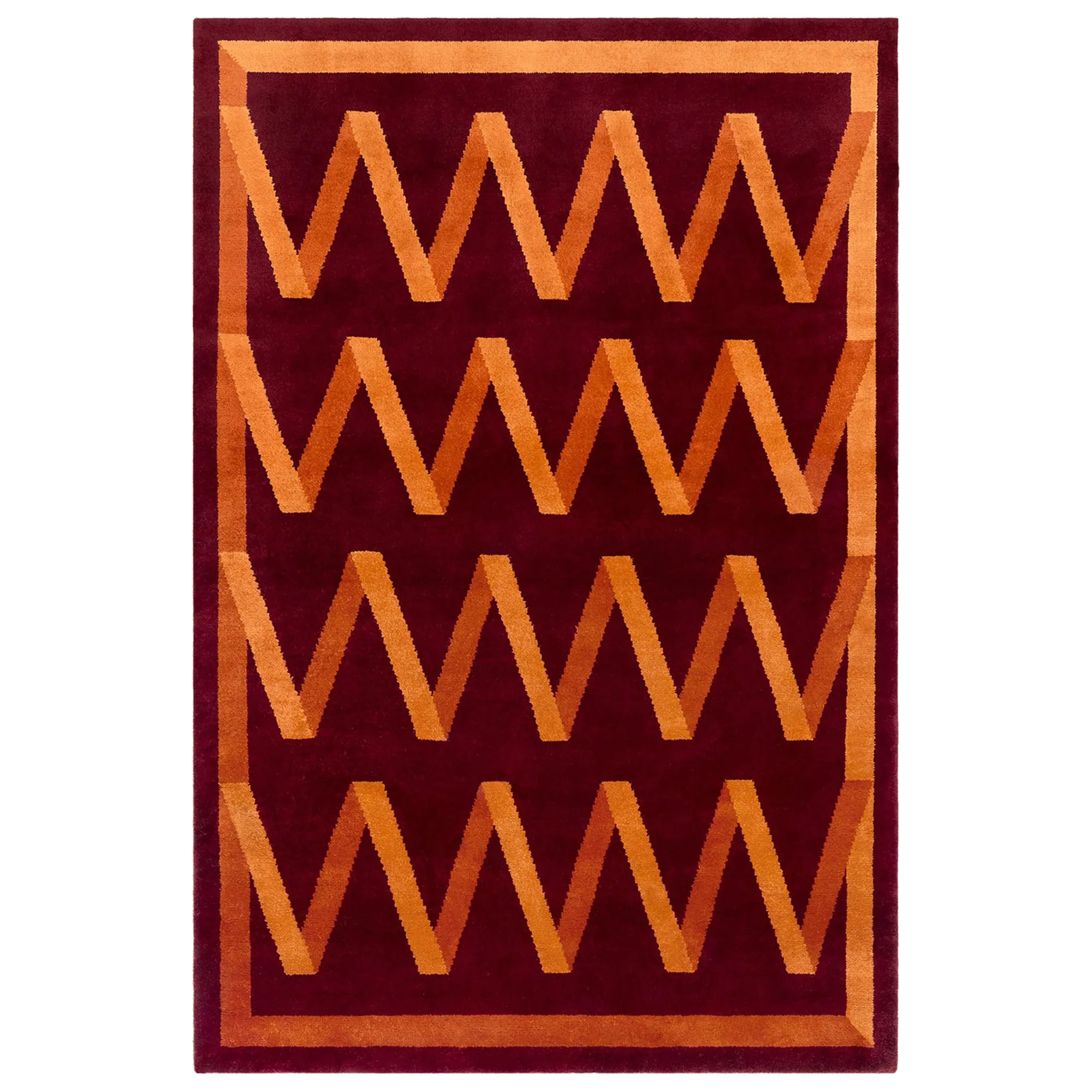 CR Folding Ribbon Burgundy ullteppe - 1