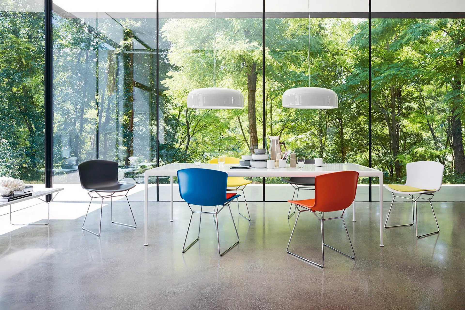 Bertoia Plastic Side Chair - Knoll - Harry Bertoia - NO GA