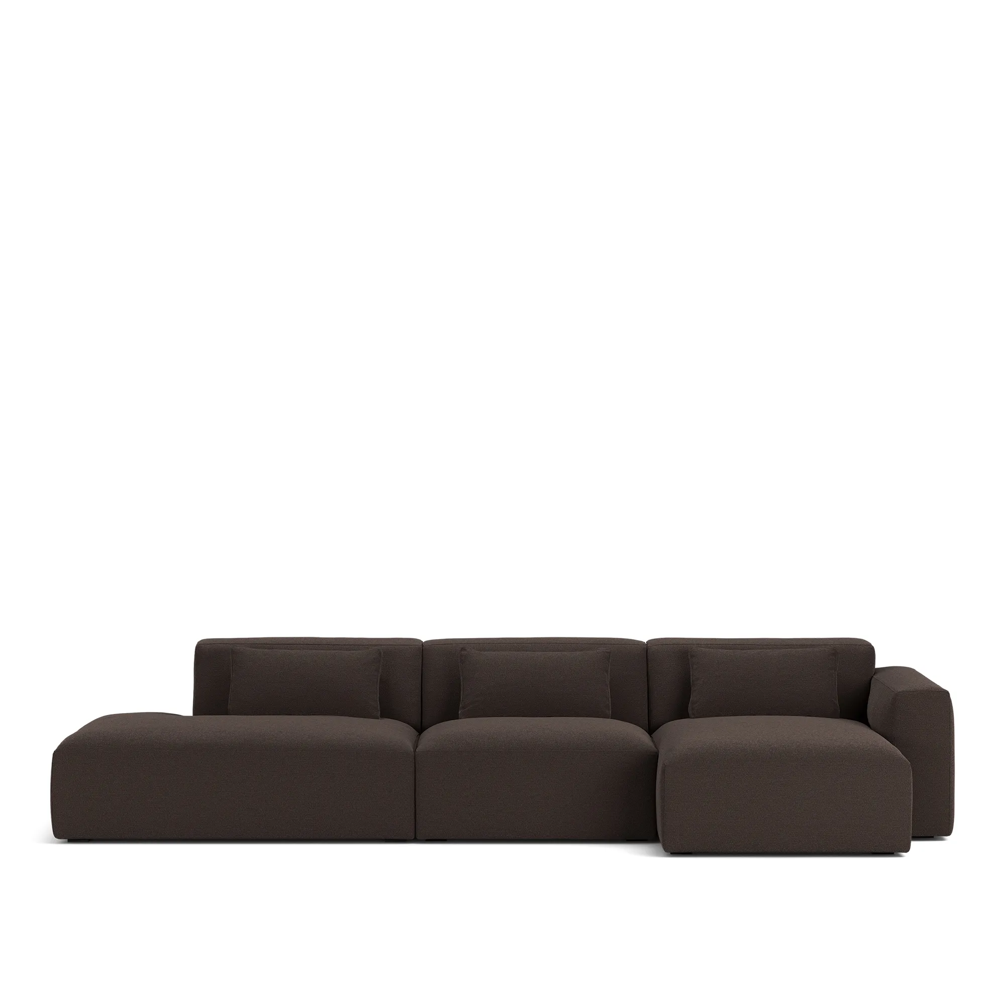 Brick 3-seters sofa sjeselong åpen ende venstre - 9