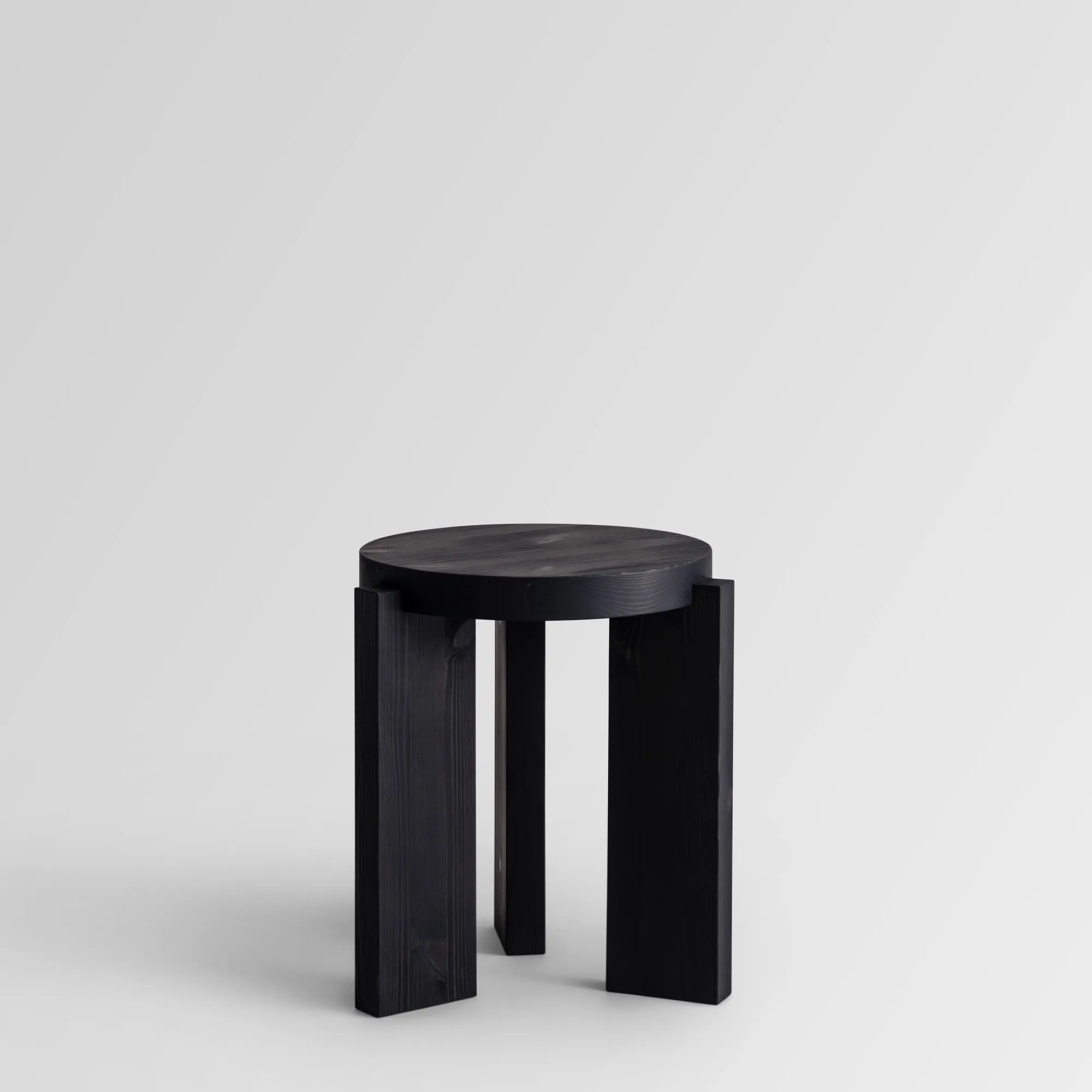001 Stool Black - 12
